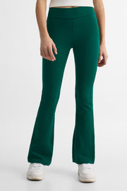 Pantalon style legging jambes larges - Ado fille && VERT