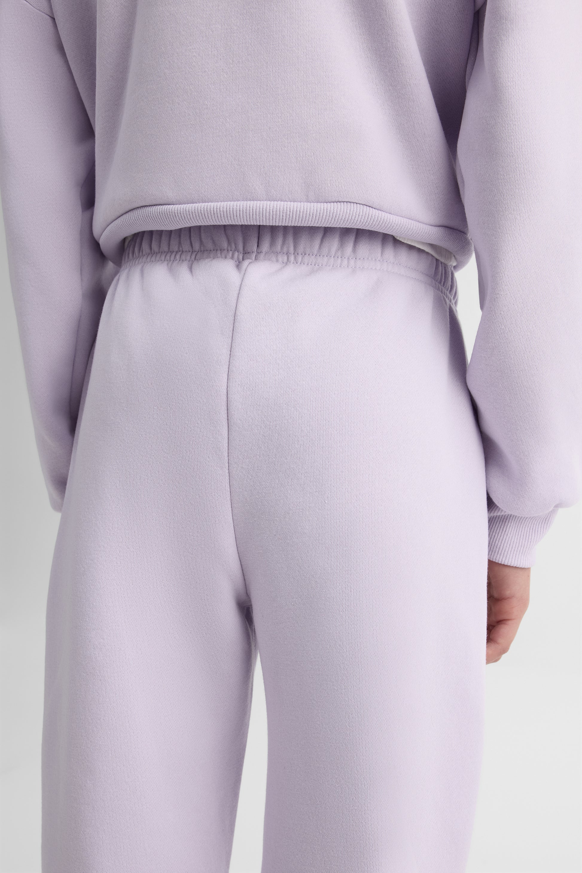 Pantalon jogger en fleece uni – Ado fille && MAUVE