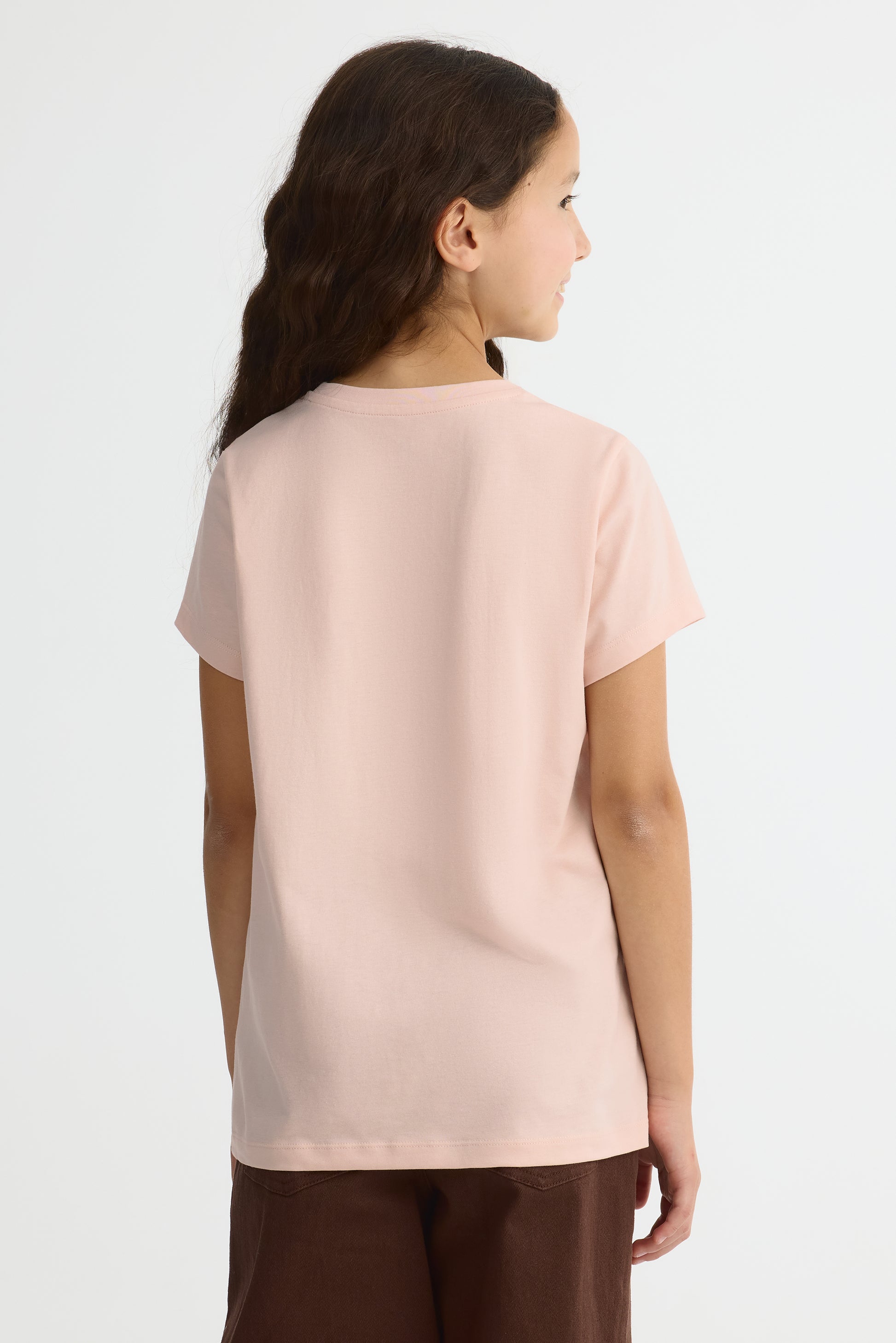 T-shirt graphique manches courtes – Ado fille 2/25$ && ROSE