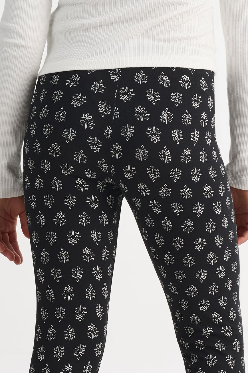 Legging imprimé en stretch – Ado fille 2/25$ && NOIR