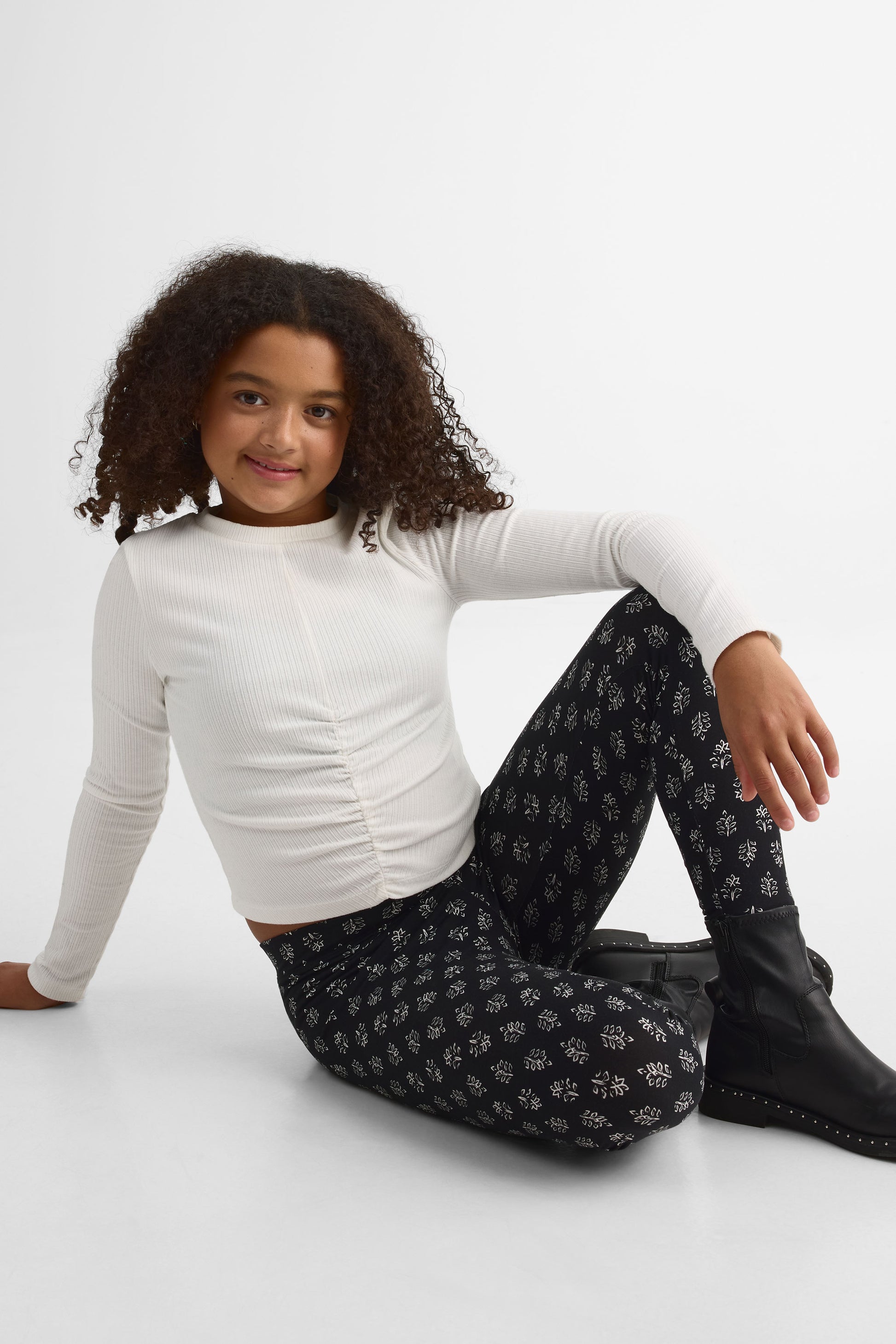 Legging imprimé en stretch – Ado fille 2/25$ && NOIR