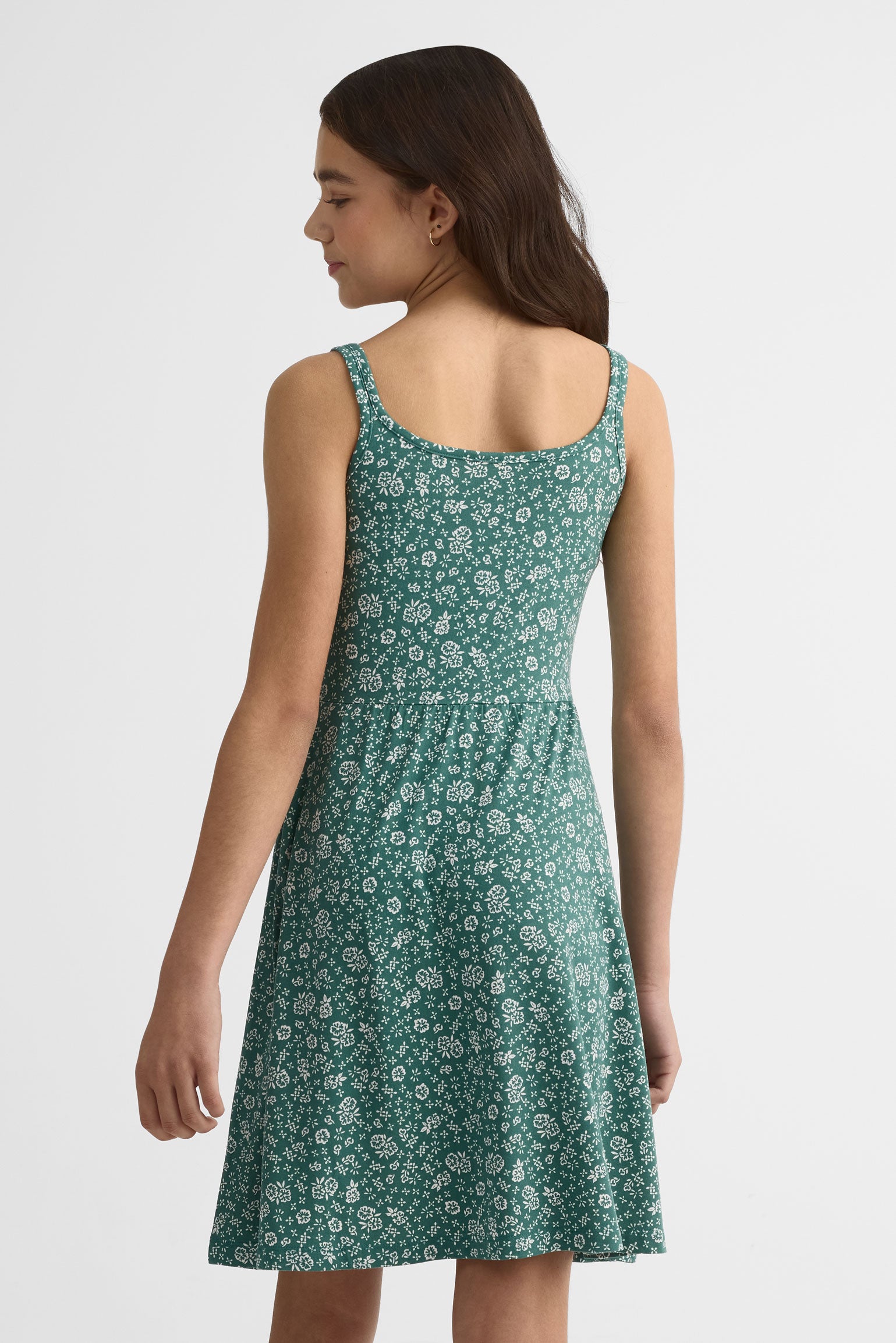 Robe imprimée à bretelles en stretch - Ado fille && SARCELLE/MULTI