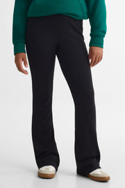 Legging flare en rib 2x2 – Ado fille && NOIR