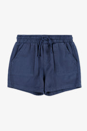 Salopette bretelles ajustables en twill - Bébé garçon && INDIGO