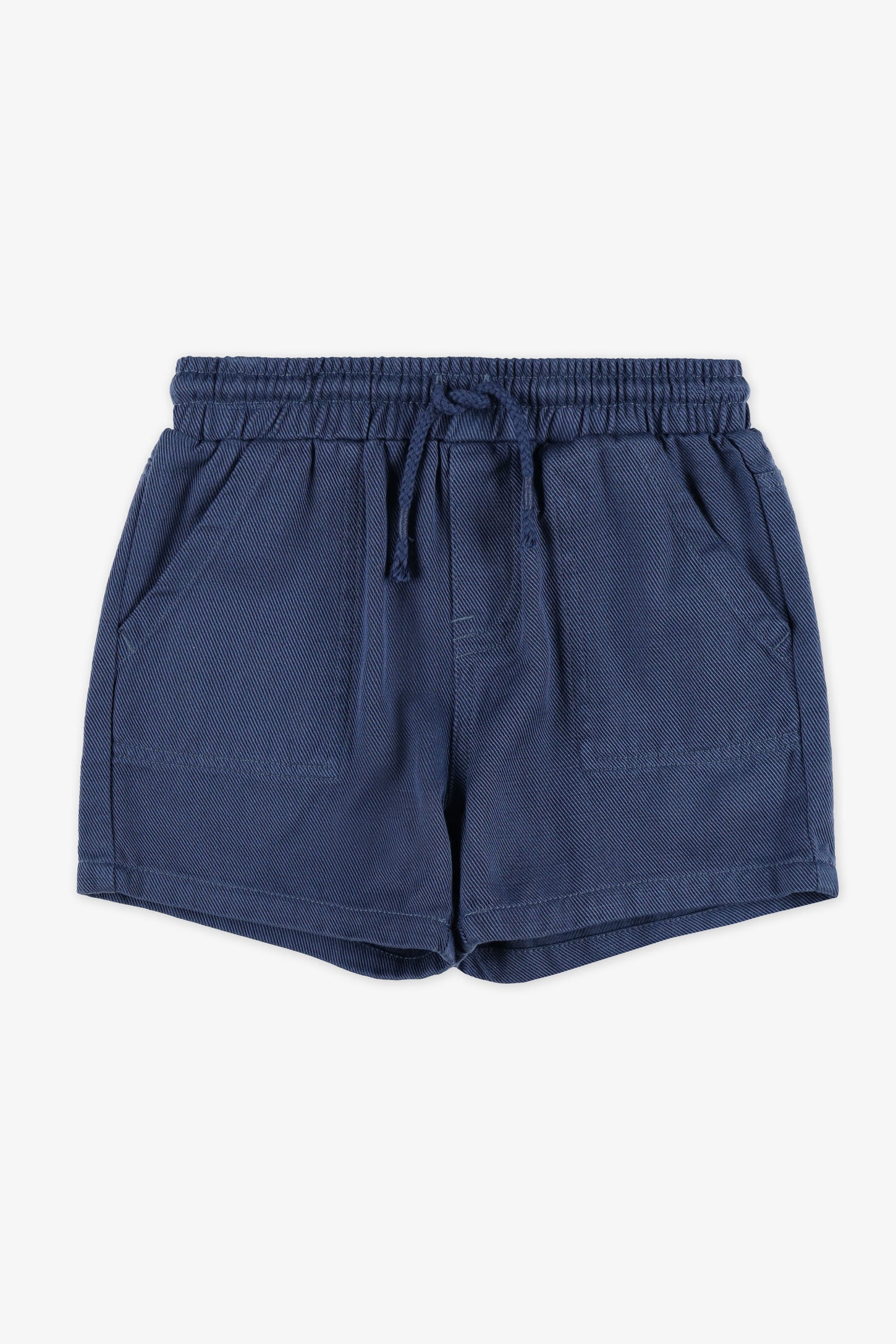 Salopette bretelles ajustables en twill - Bébé garçon && INDIGO