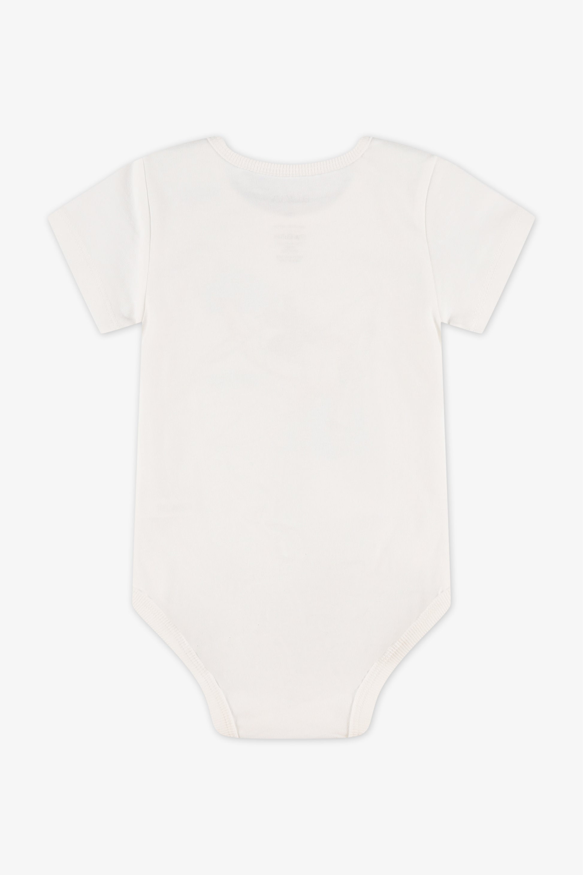 Cache-couche col rond en jersey - Bébé garçon && BLANC