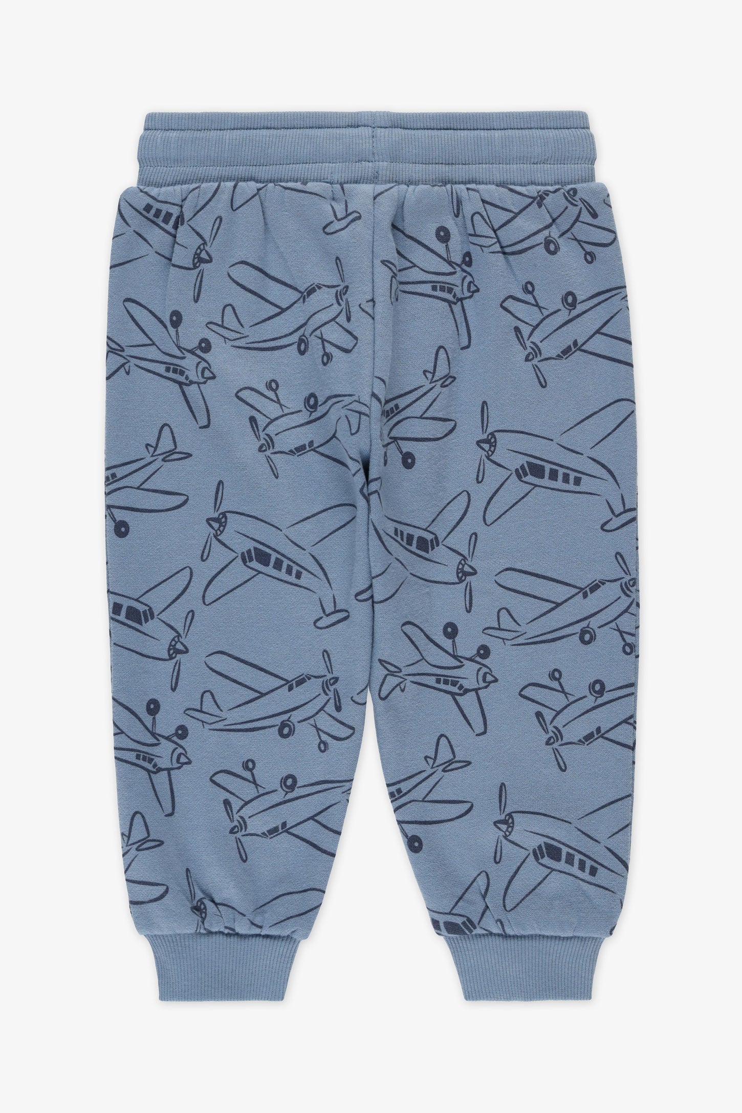 Jogger pull-on élastique en molleton - Bébé garçon && INDIGO