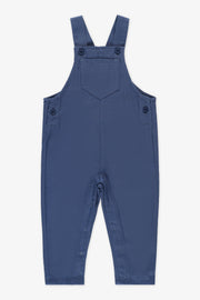 Salopette bretelles ajustables en twill - Bébé garçon && INDIGO