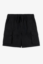 Short élastique loose fit avec poches - Enfant garçon && NOIR