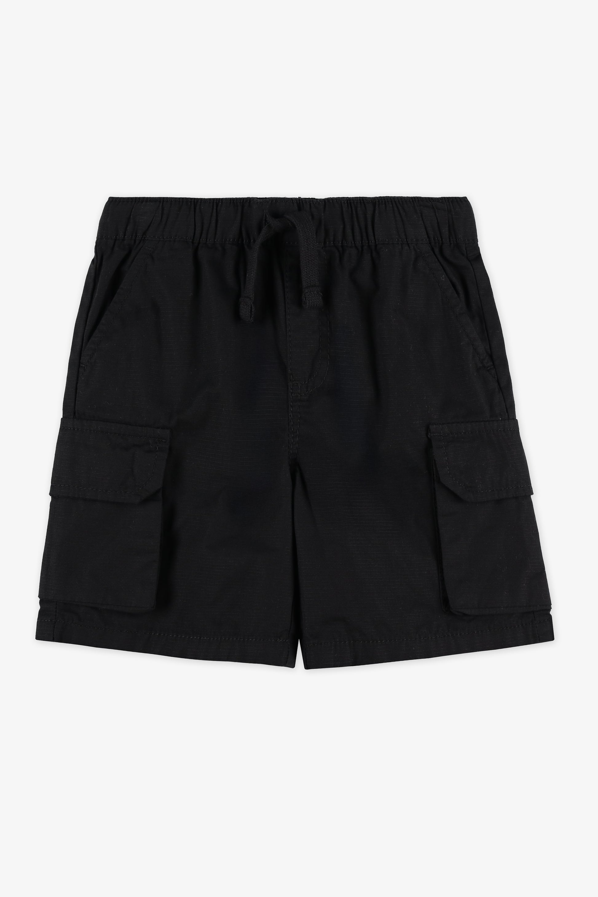 Short élastique loose fit avec poches - Enfant garçon && NOIR
