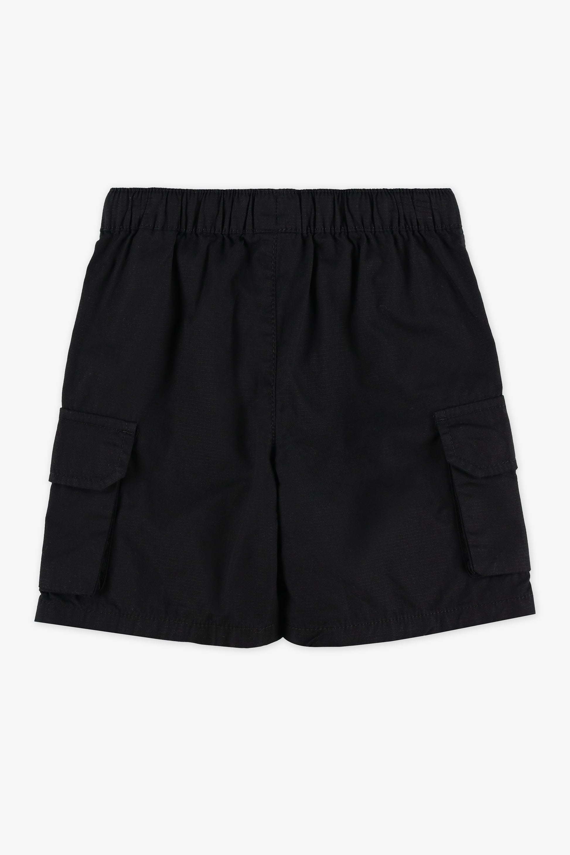 Short élastique loose fit avec poches - Enfant garçon && NOIR