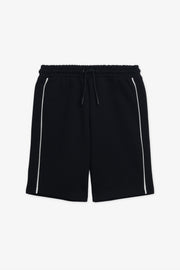 Bermuda élastique à cordon - Enfant garçon && NOIR