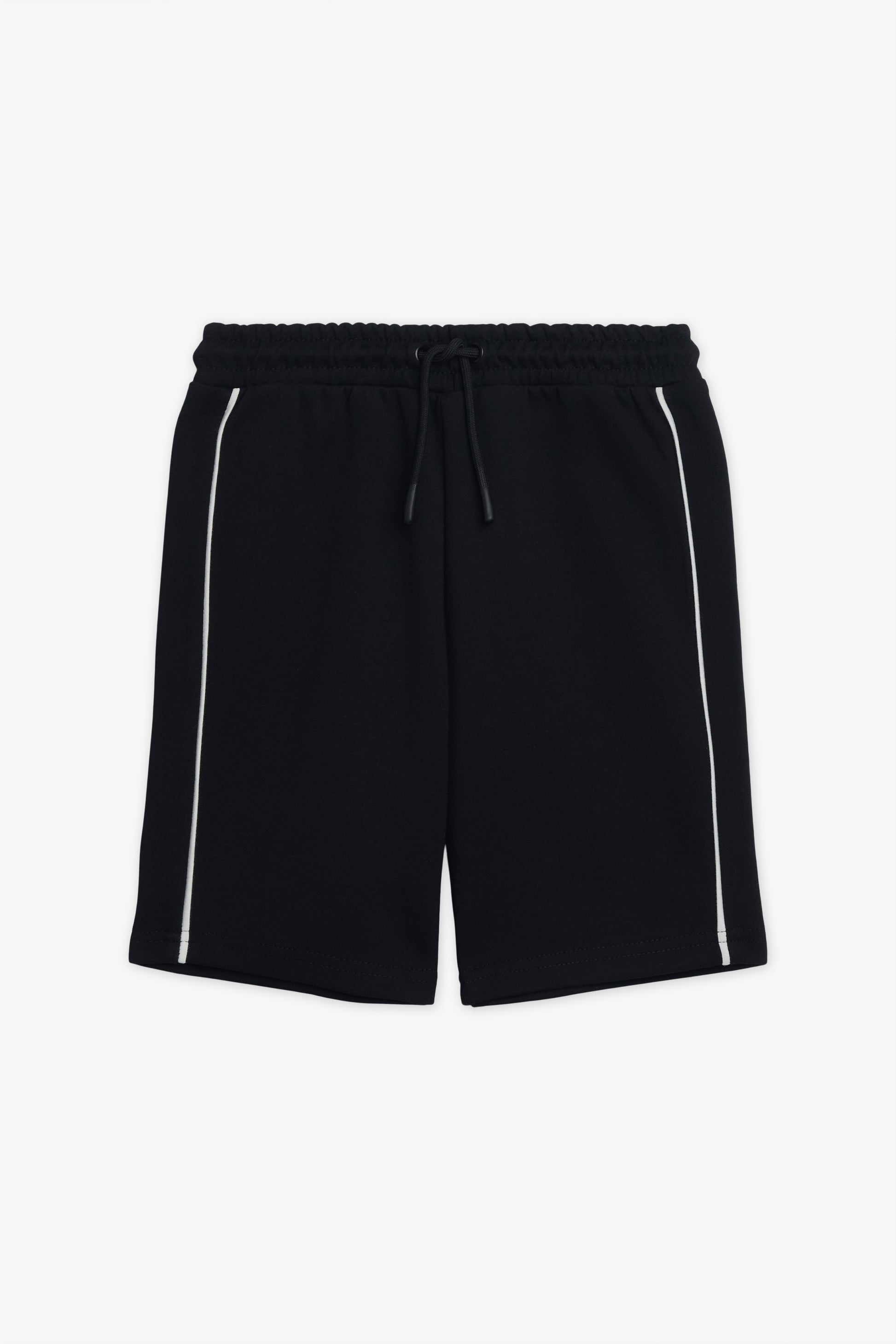 Bermuda élastique à cordon - Enfant garçon && NOIR