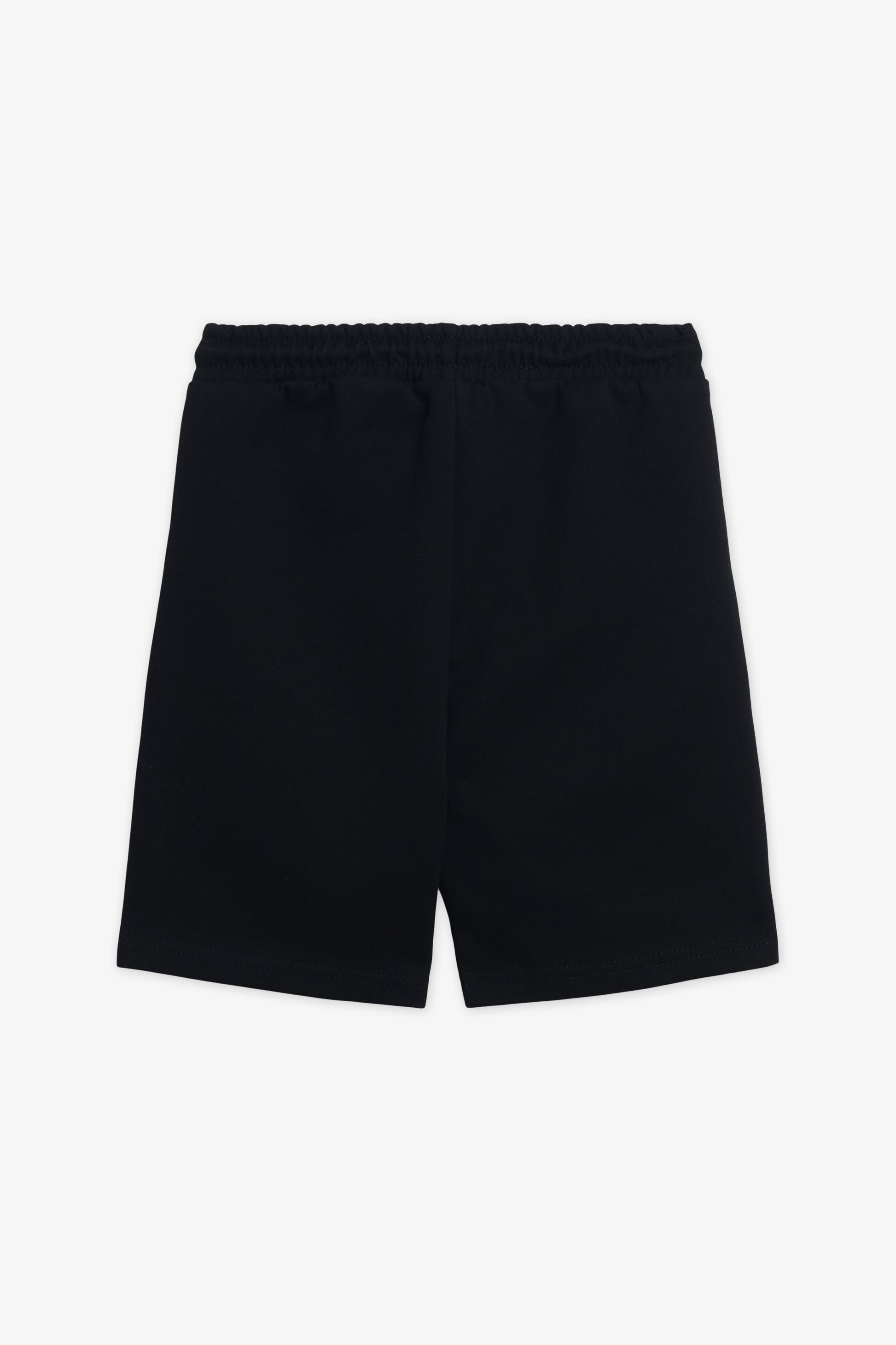 Bermuda élastique à cordon - Enfant garçon && NOIR