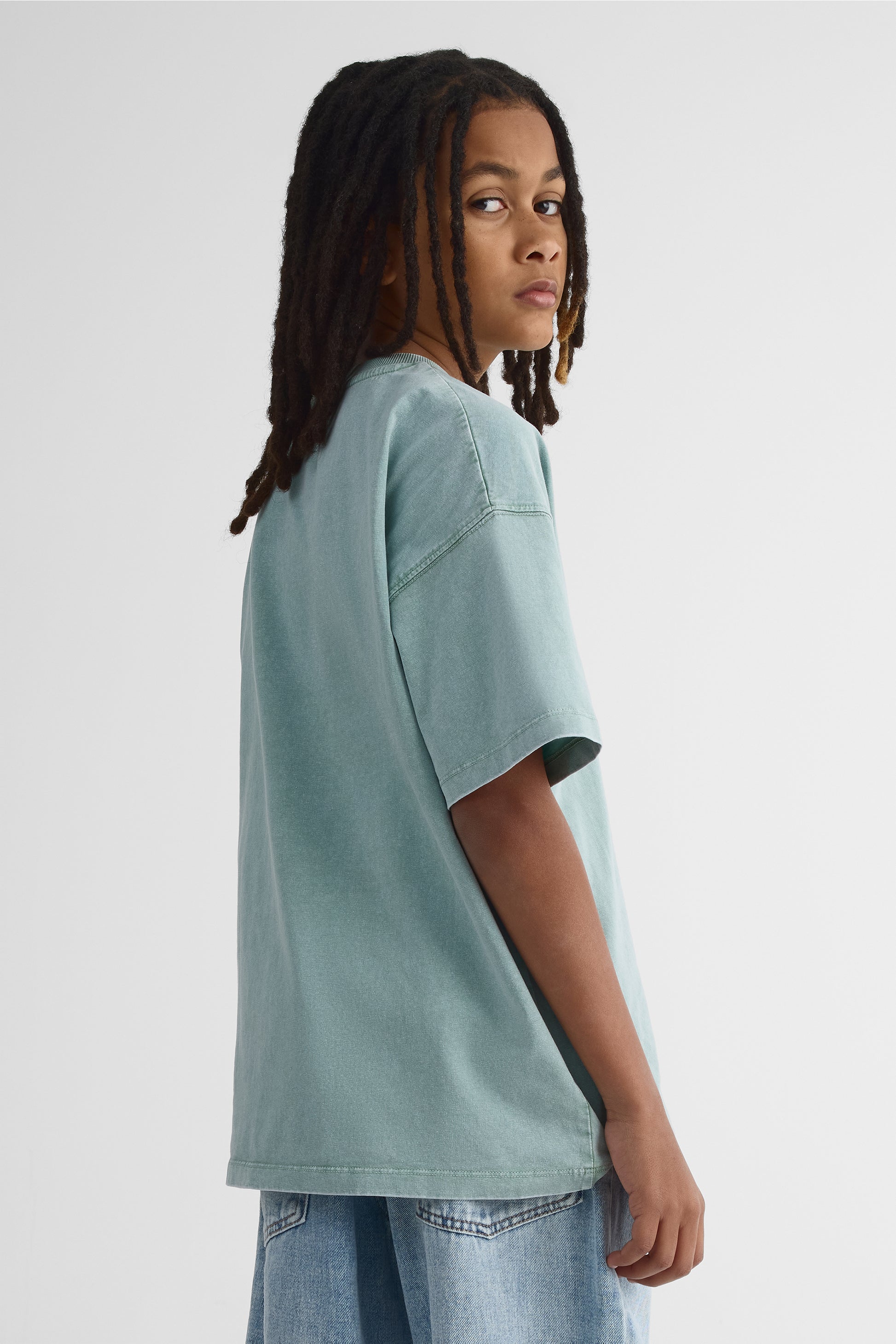 Chandail M/courtes oversize avec poche - Ado garçon && SARCELLE