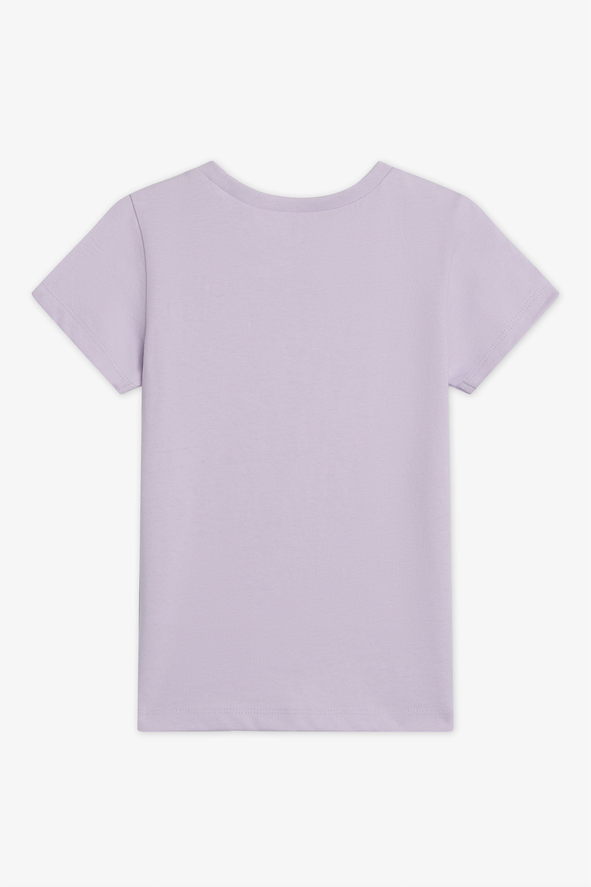 Chandail m/courtes col rond - Bébé fille 2/15$ && MAUVE