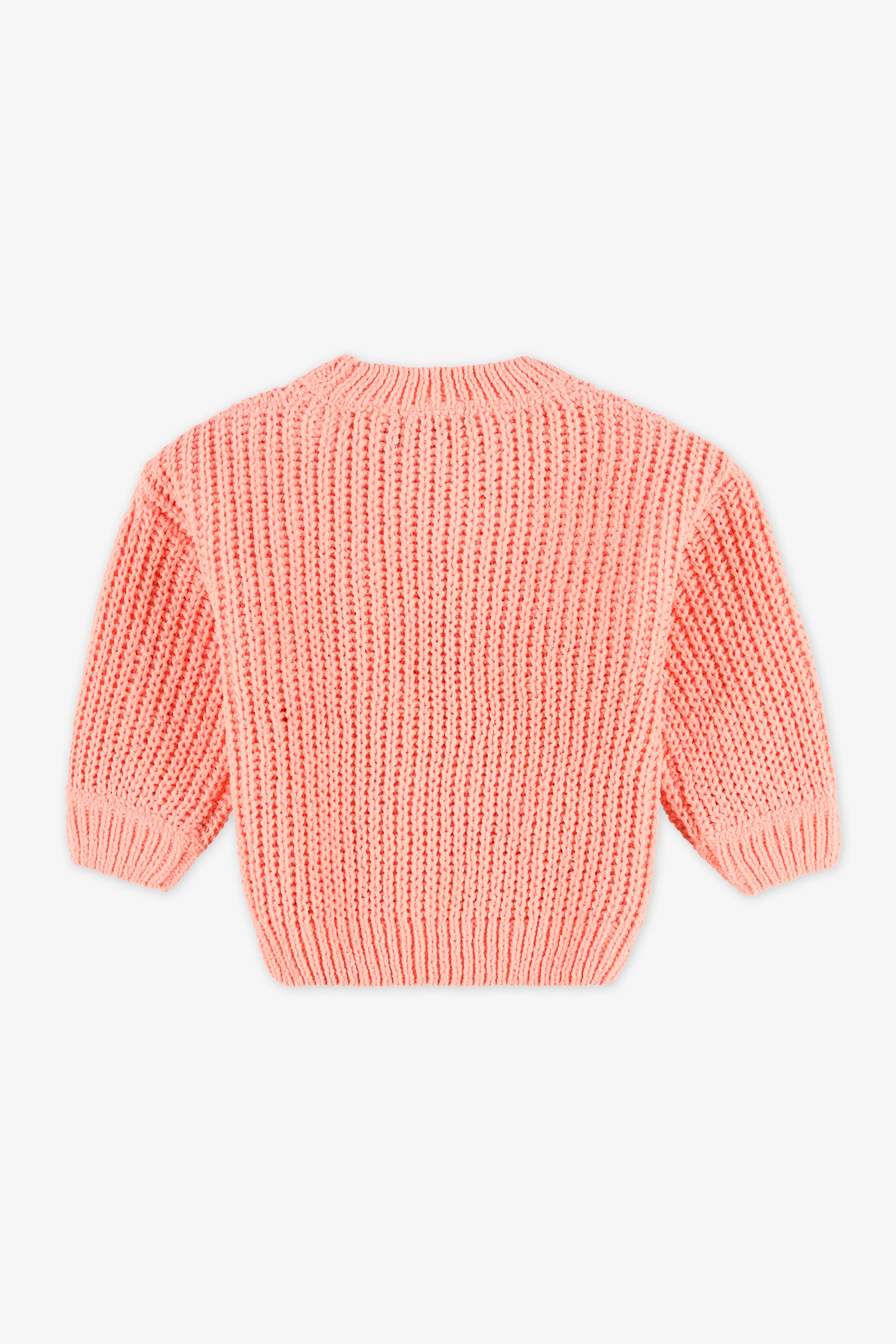 Chandail tricot col rond - Bébé fille && PECHE