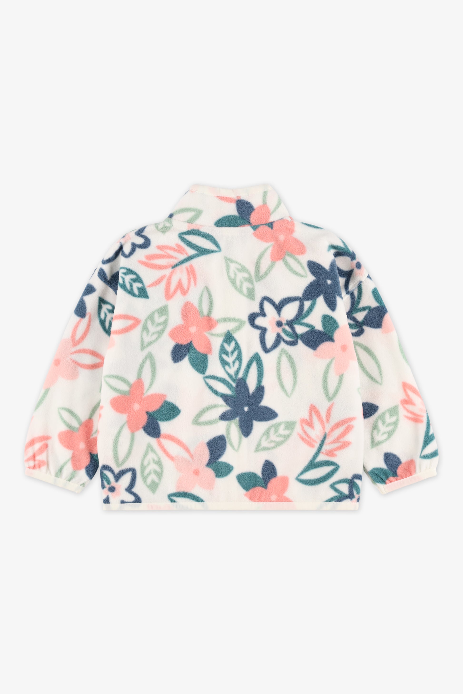 Veste micropolaire à col montant - Bébé fille && BLANC MULTI