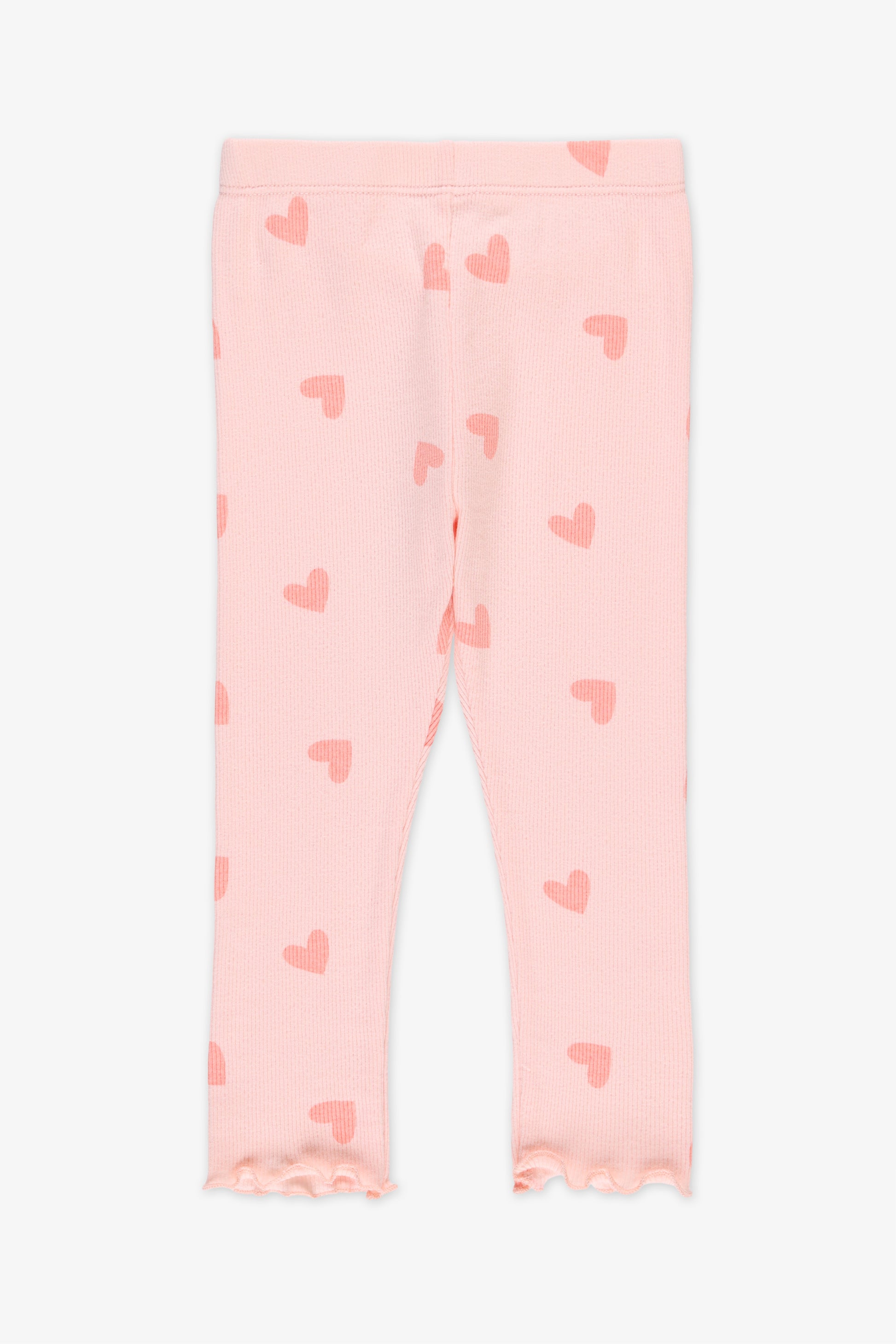 Legging Pull On à bord festonné - Bébé fille && ROSE MULTI