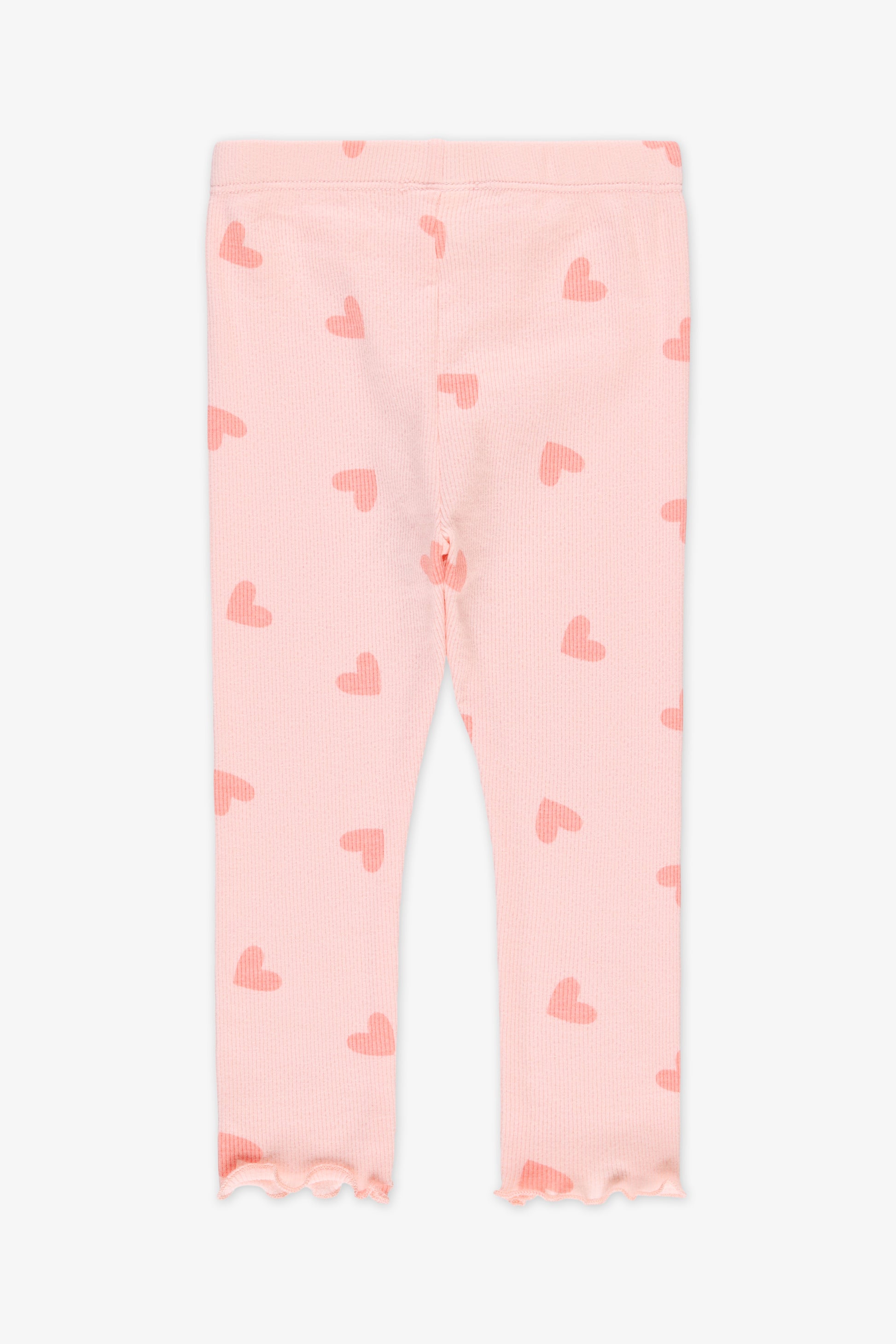 Legging Pull On à bord festonné - Bébé fille && ROSE MULTI
