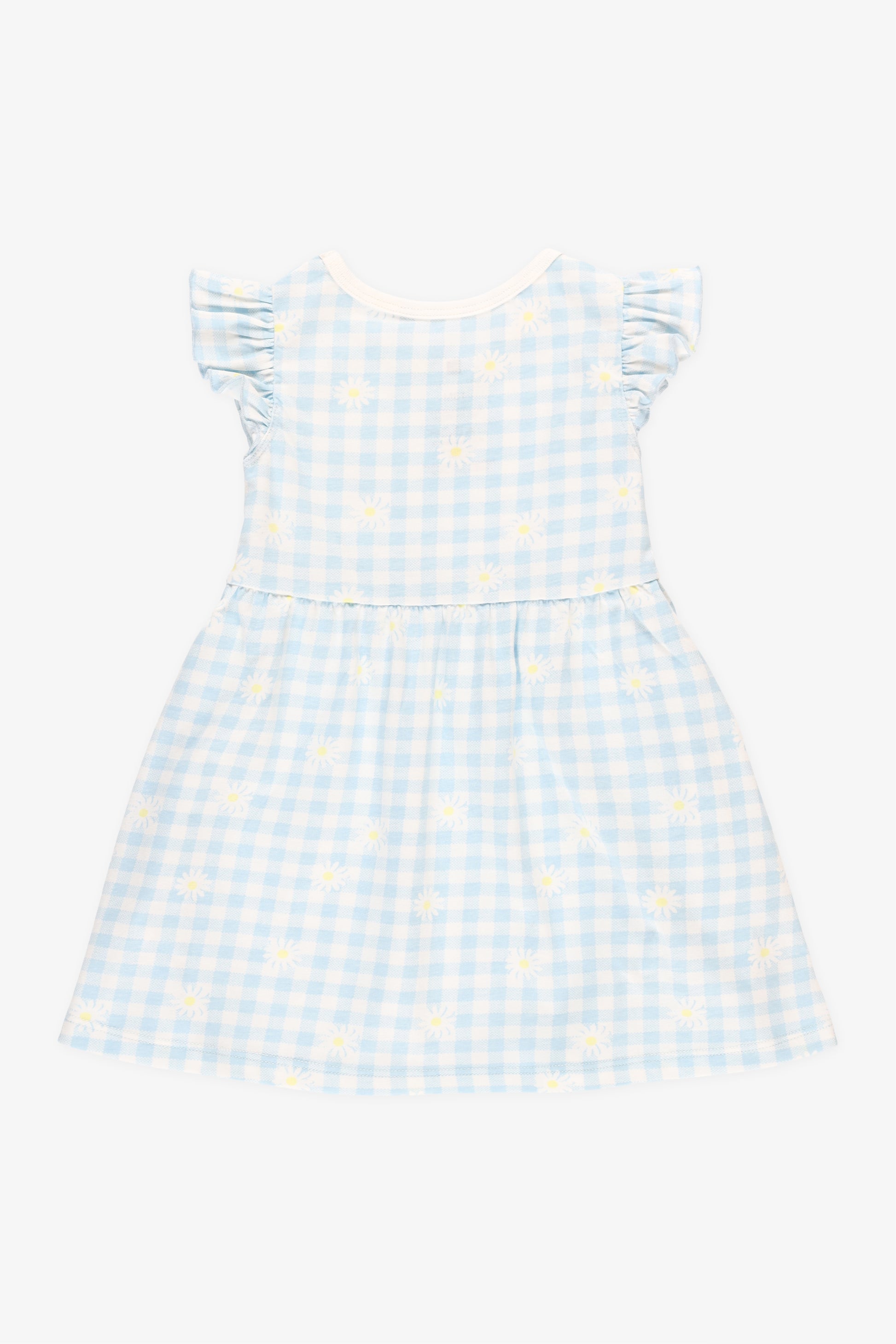 Robe tank frill manches - Bébé fille && BLEU MULTI