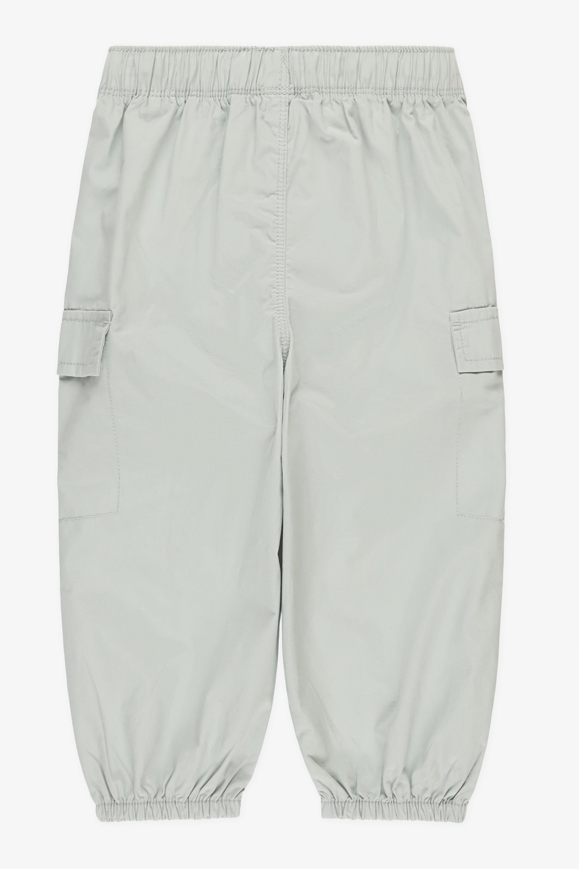 Pantalon cargo élastique poplin - Bébé fille && SARCELLE