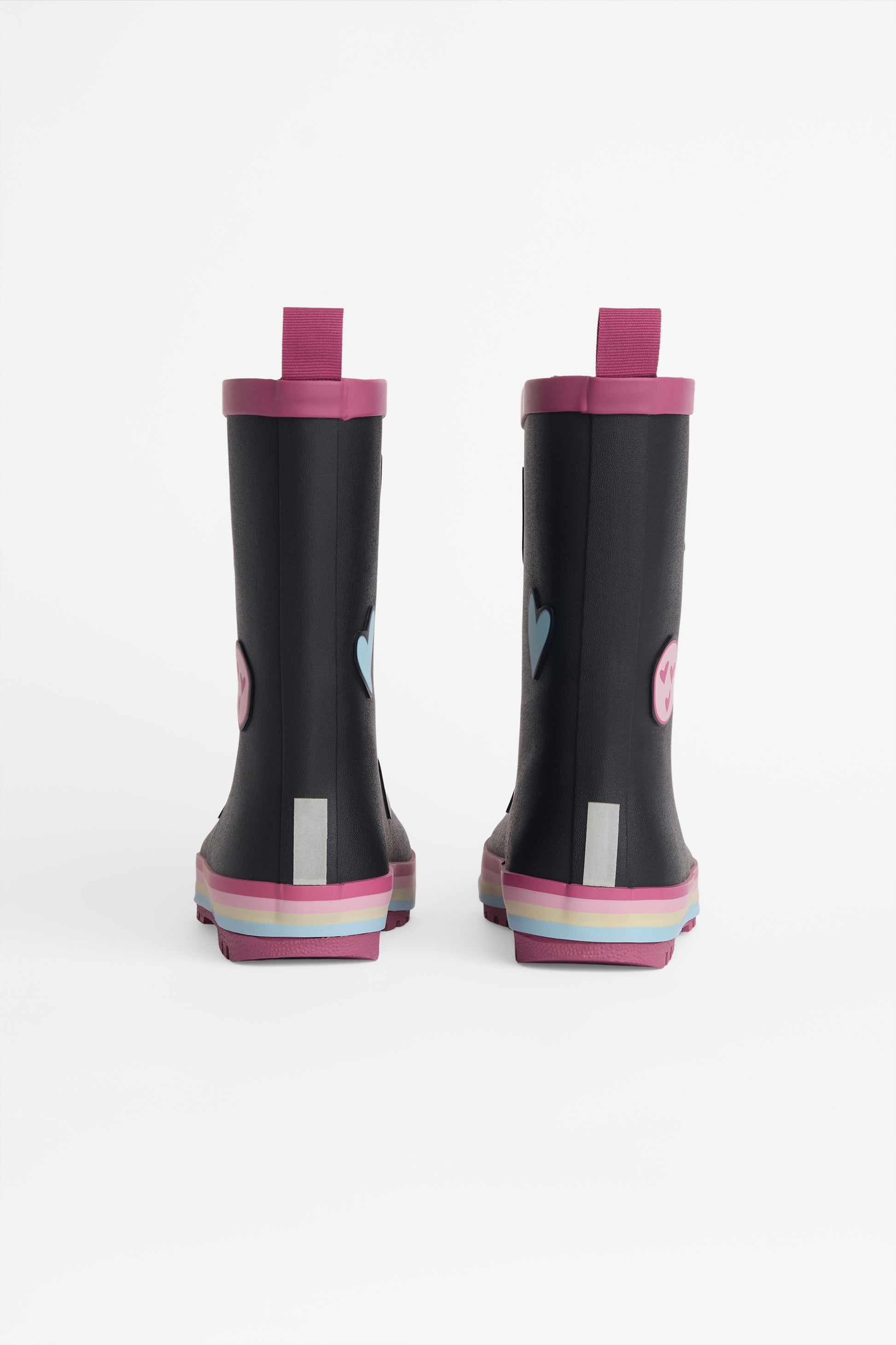 Botte de pluie en caoutchouc licorne - Enfant && NOIR