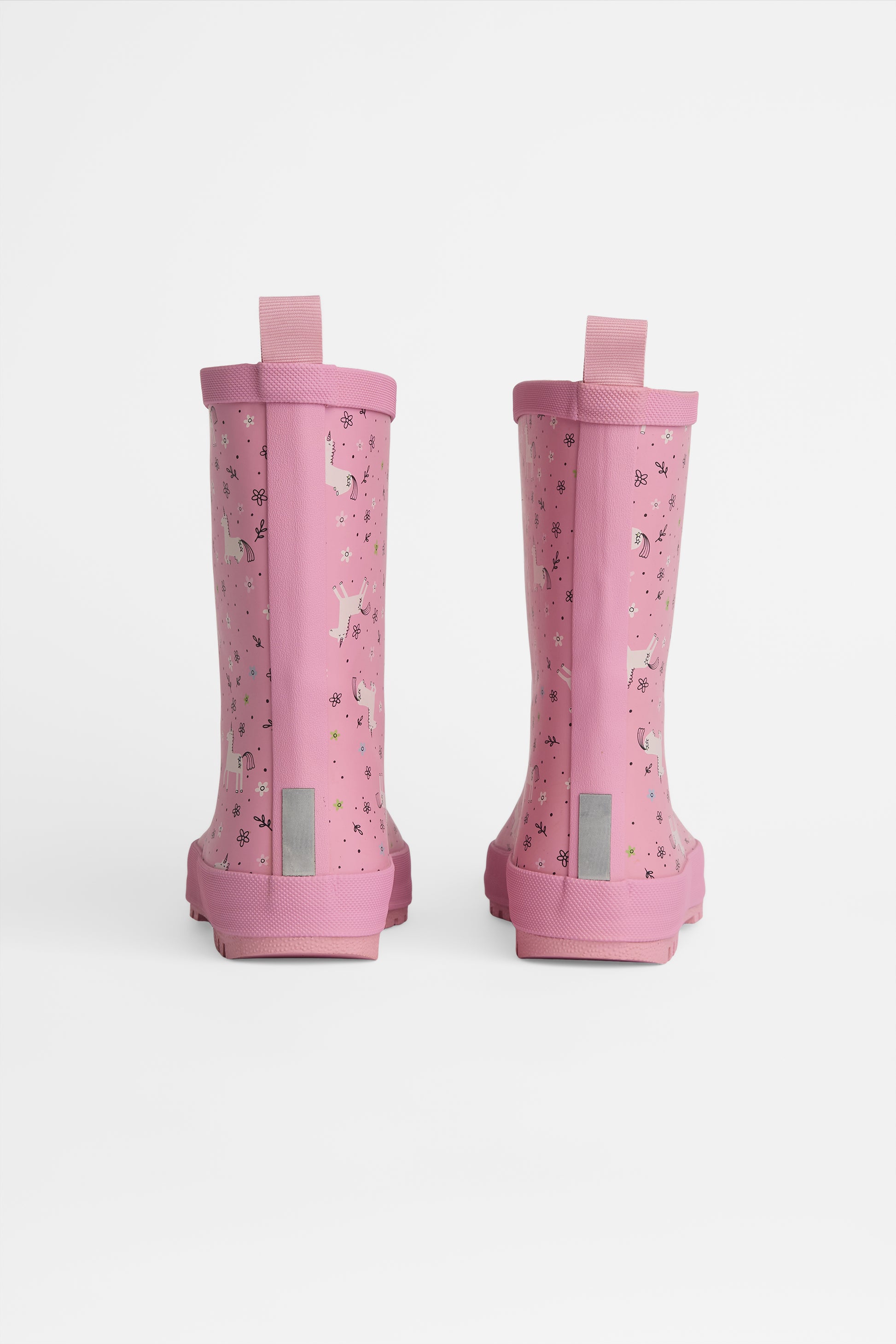 Botte de pluie en caoutchouc licorne - Enfant && ROSE MULTI