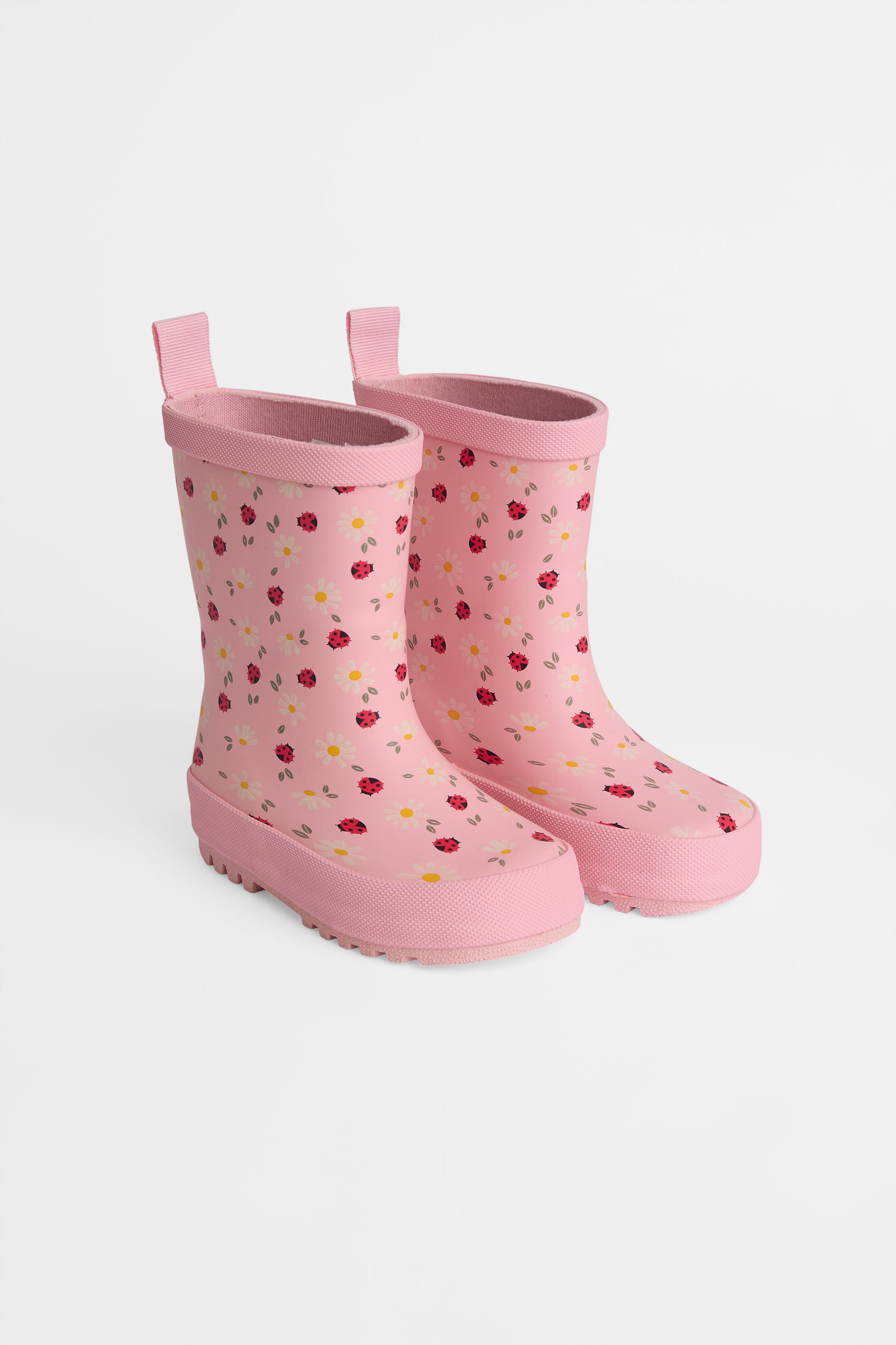 Botte de pluie en caoutchouc - Enfant && ROSE MULTI