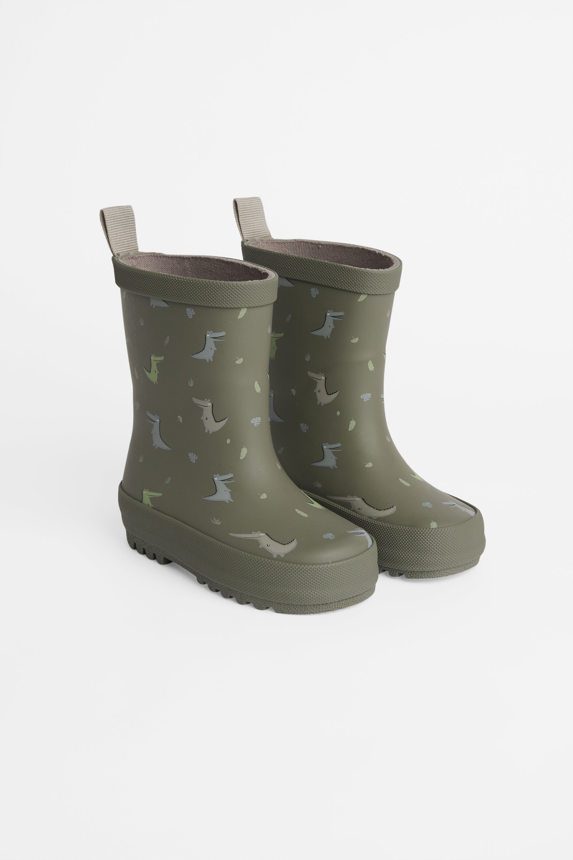 Botte de pluie en caoutchouc – Bébé && KAKI/MULTI