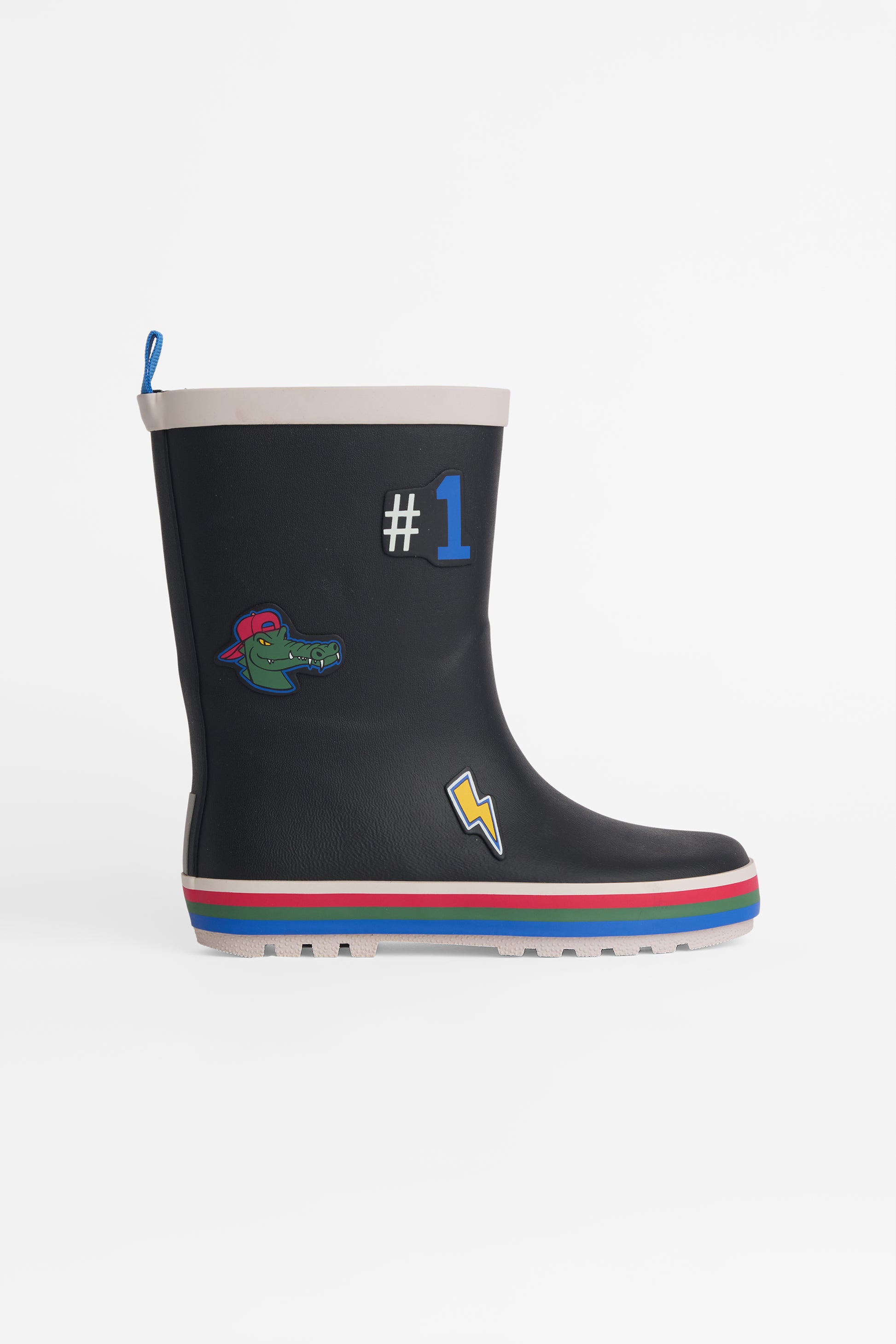 Botte de pluie en caoutchouc - Enfant && NOIR