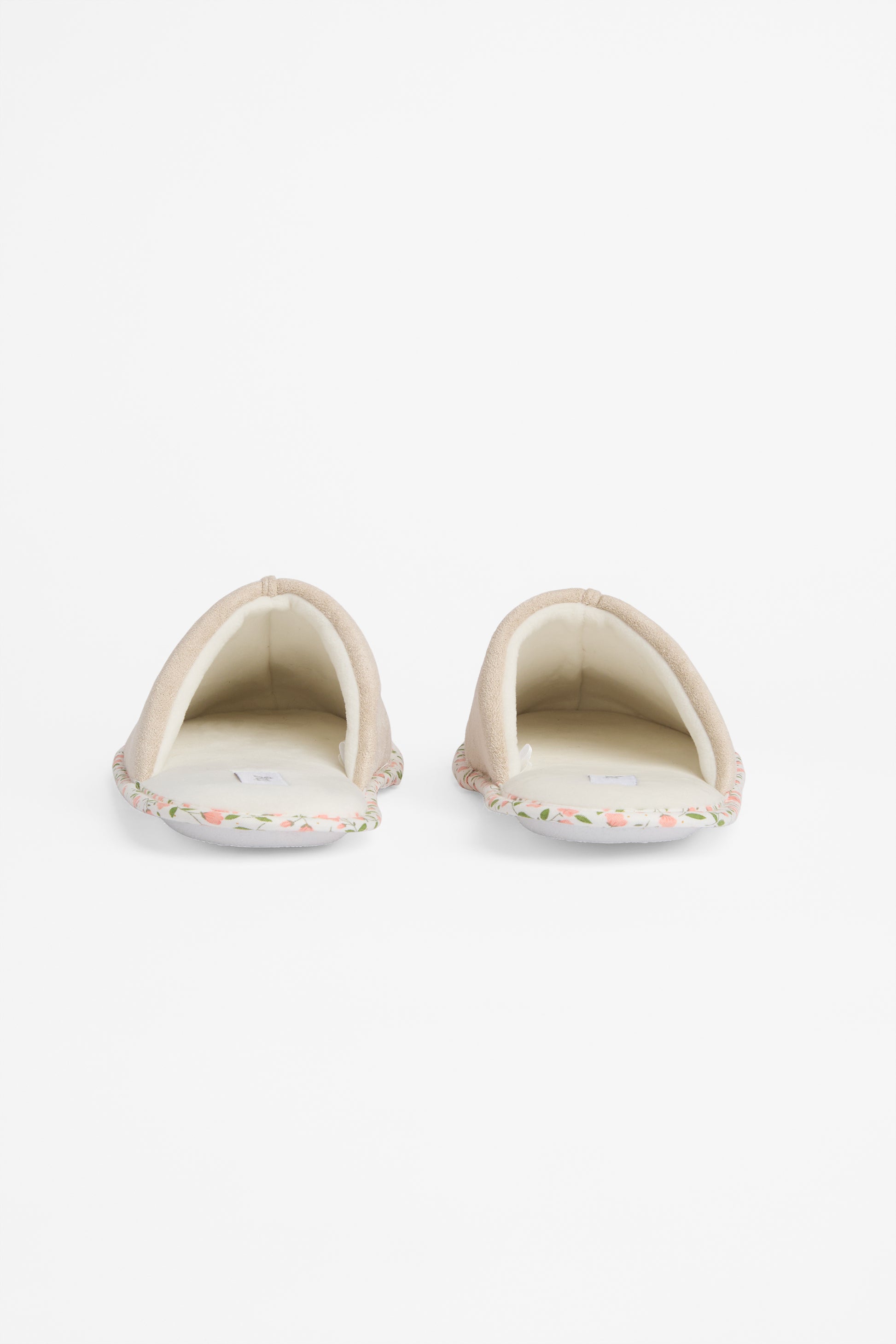 Pantoufle mule en faux suède - Femme && BEIGE