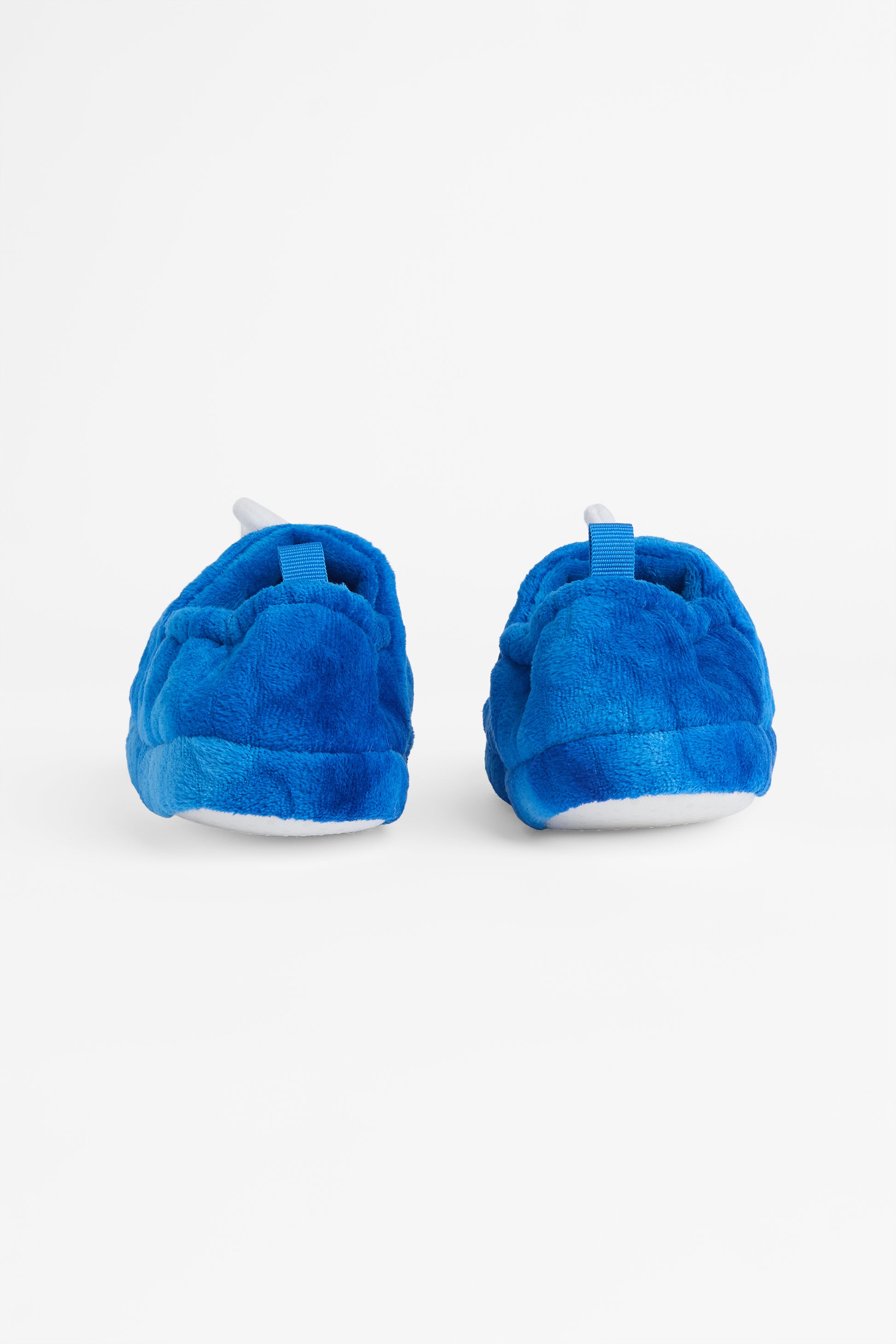 Pantoufle microplush visage de dino - Enfant && BLEU