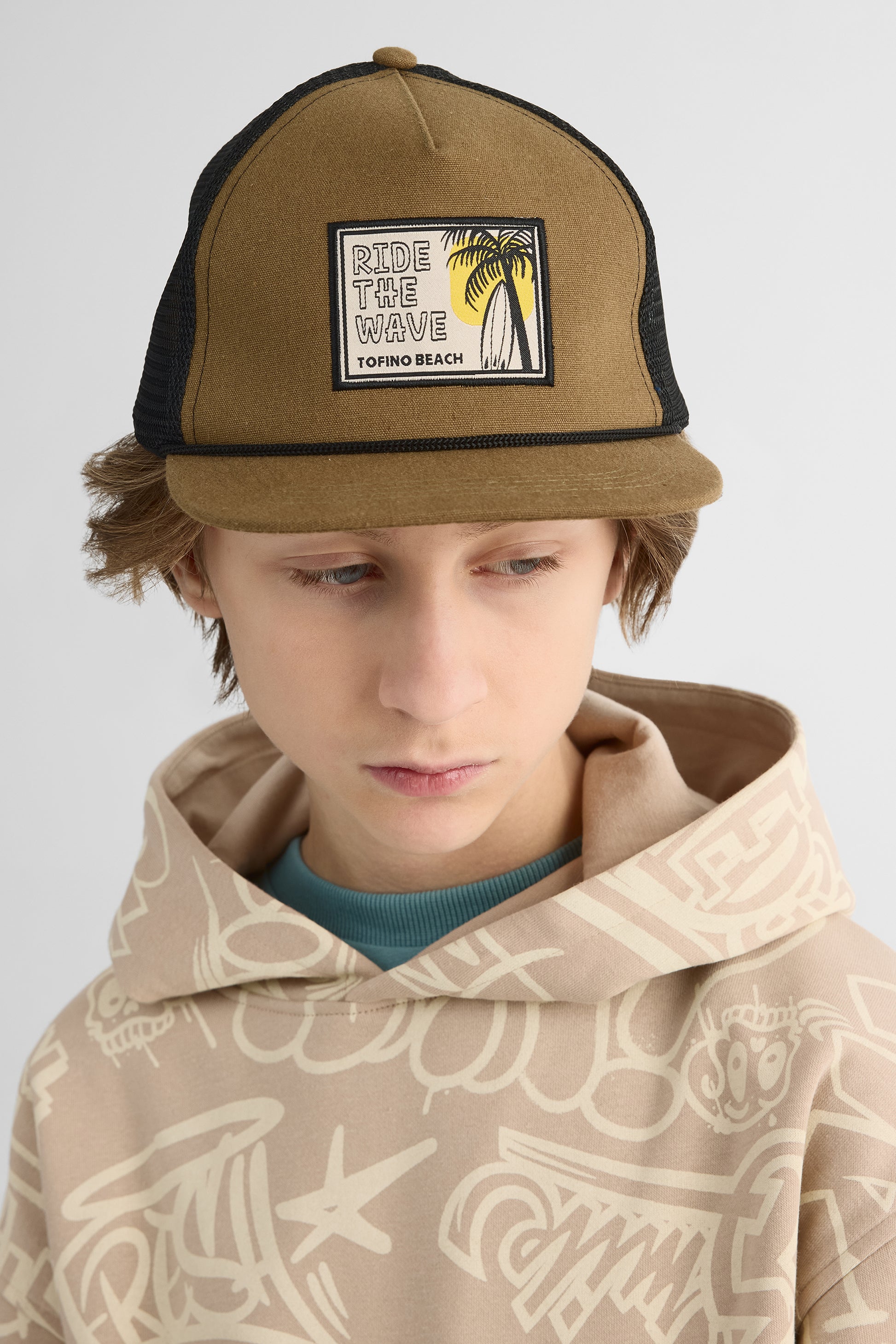 Casquette Snapback brodée – Ado fille 2/25$ && KAKI