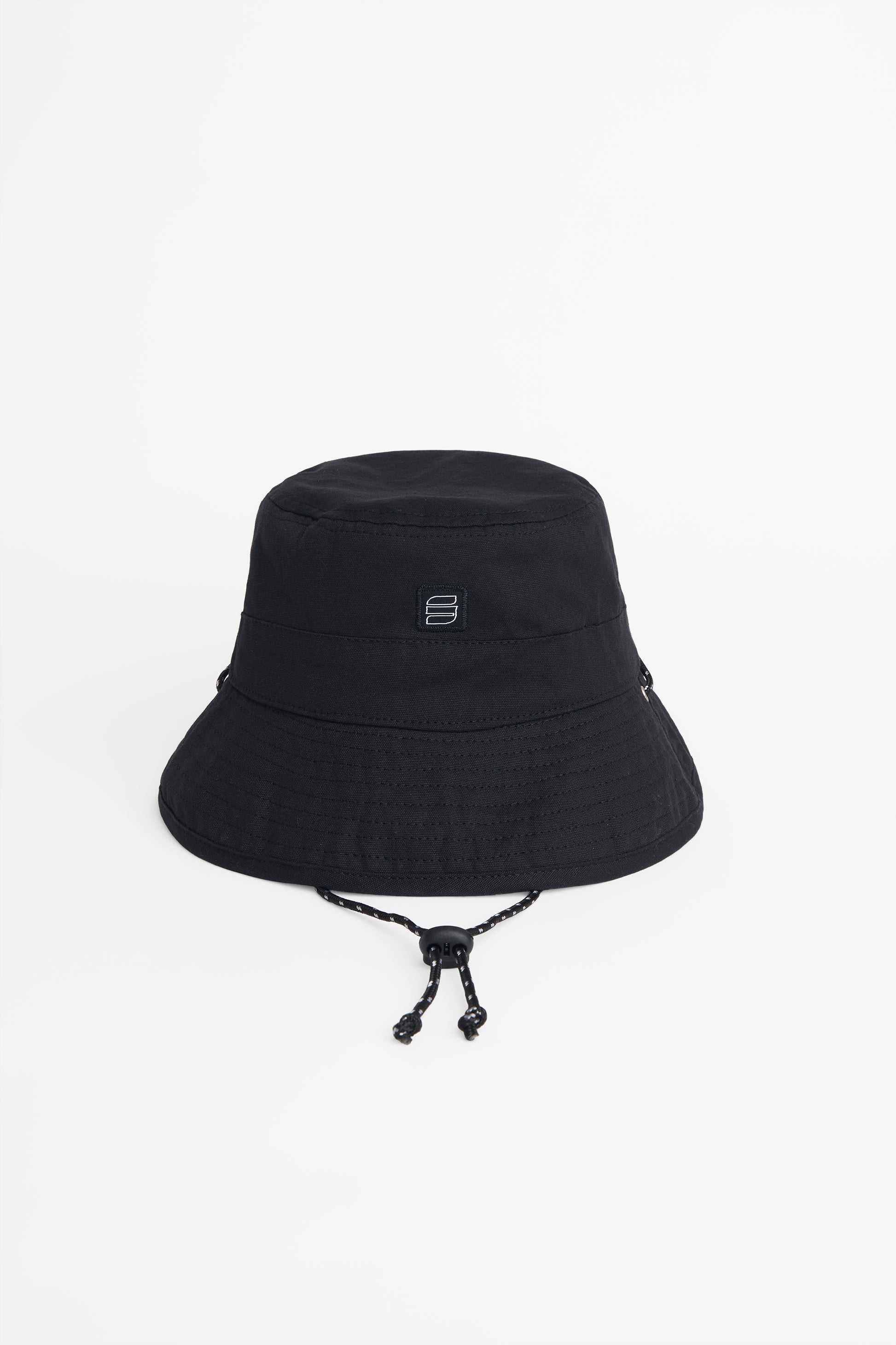 Chapeau bucket ajustable en coton - Ado garçon && NOIR