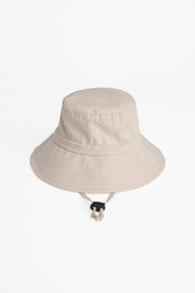 Chapeau bucket uni avec cordon ajustable - Bébé garçon 2/20$ && BEIGE