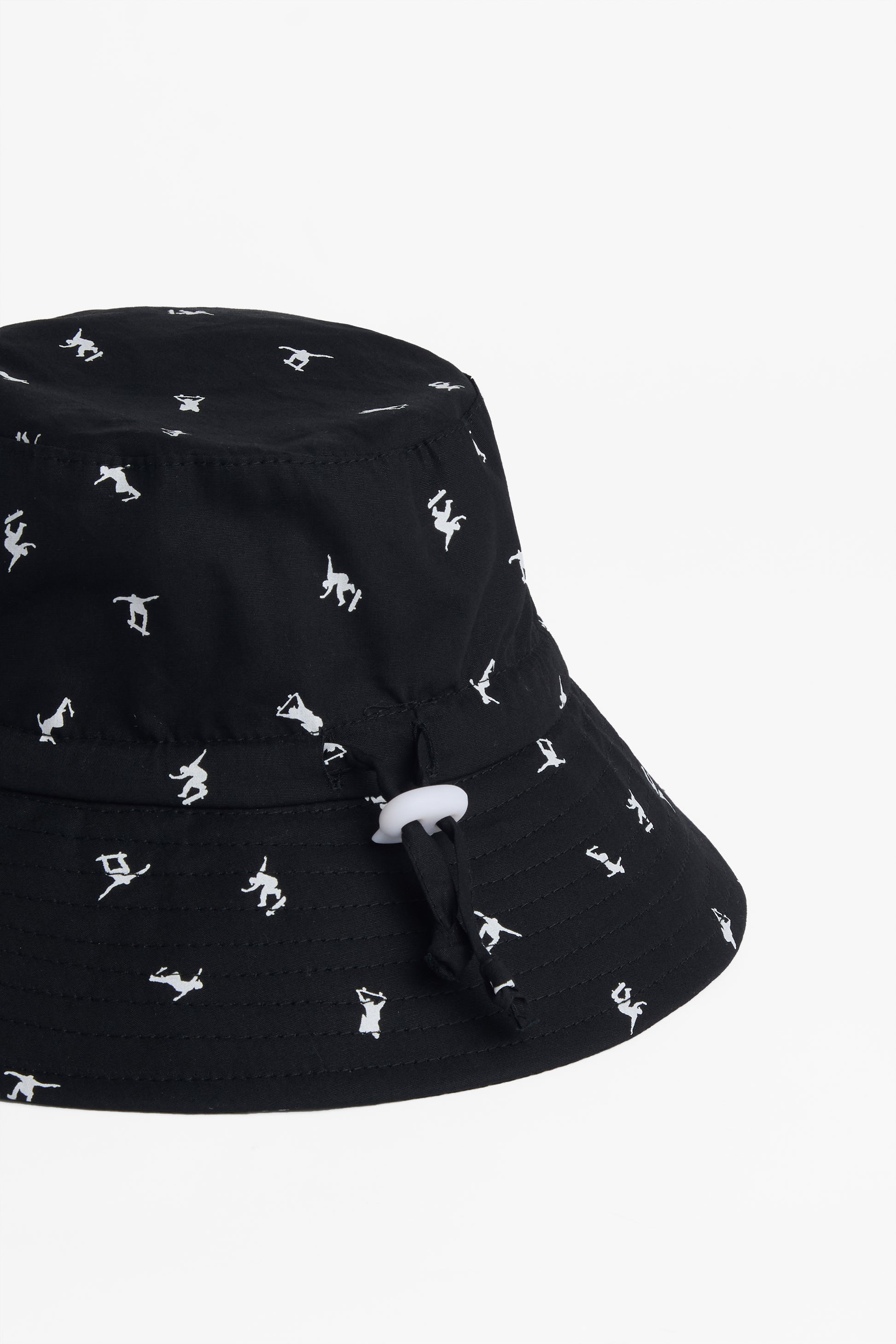 Chapeau bucket ajustable imprimé - Enfant garçon && NOIR/MULTI