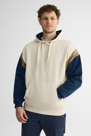 Chandail ouaté à capuchon en fleece - Homme && BEIGE