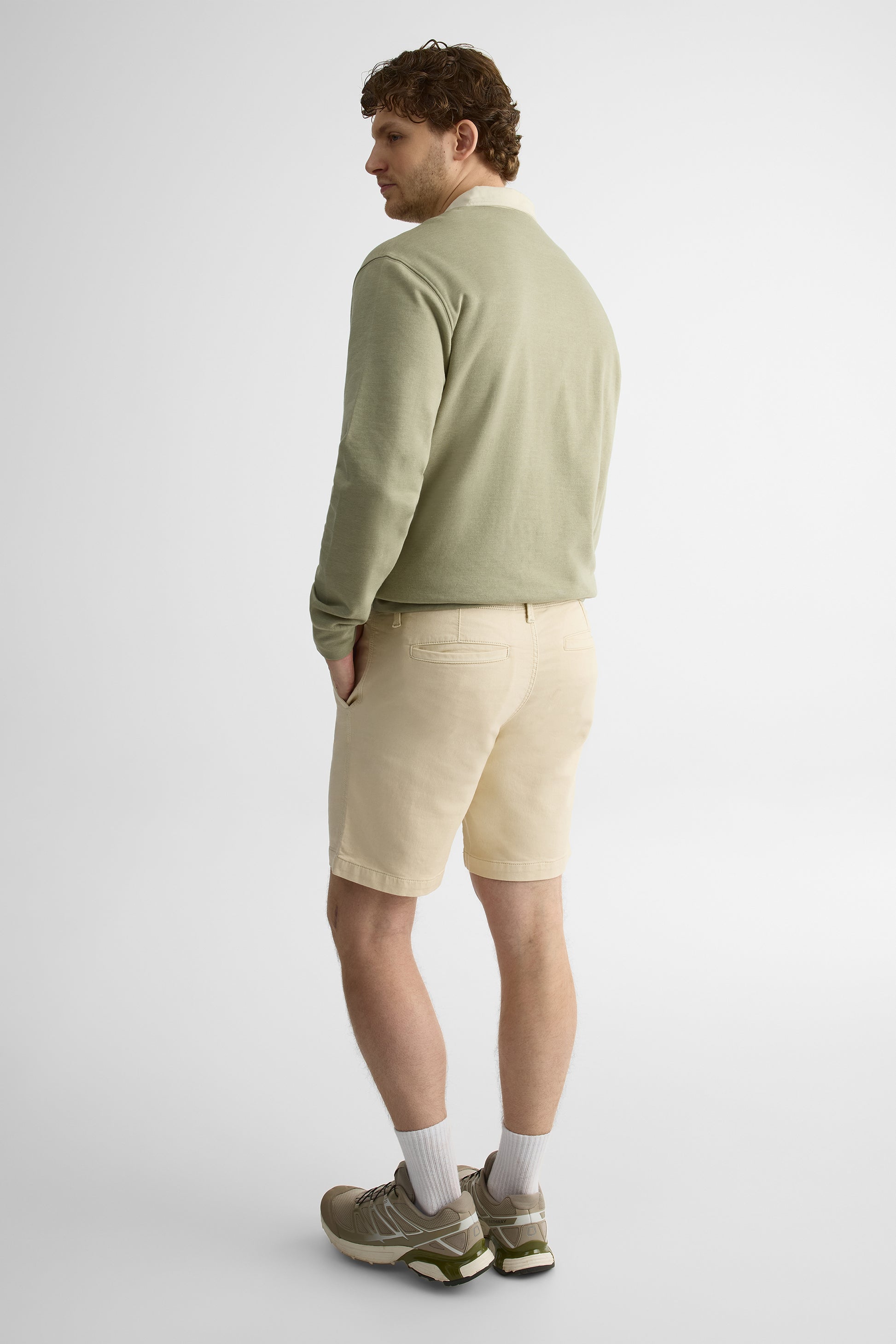 Short uni en French Terry - Homme && BEIGE
