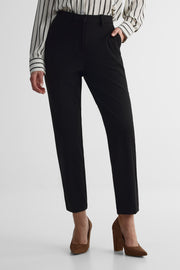 Pantalon cropped taille régulière – Femme && NOIR