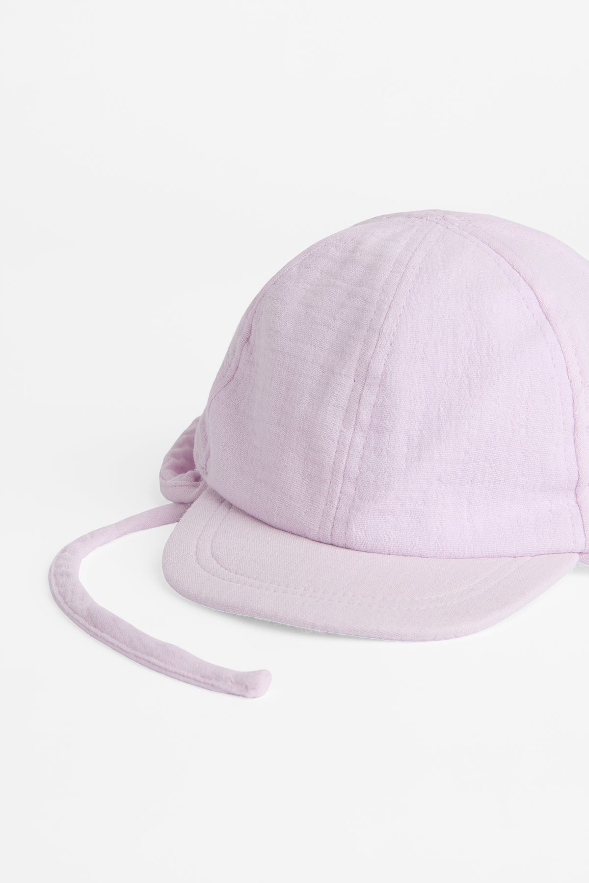 Chapeau long uni avec cordon ajustable - Femme && LAVANDE