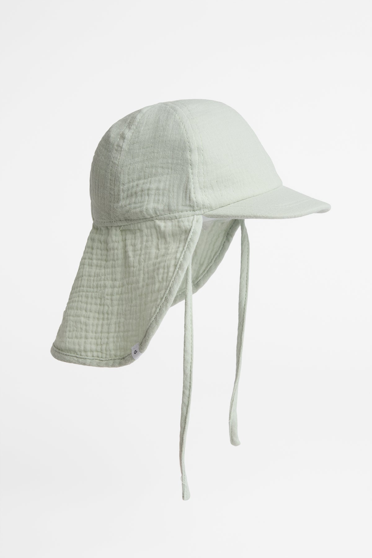 Chapeau uni avec palette et cordon - Bébé garçon && VERT