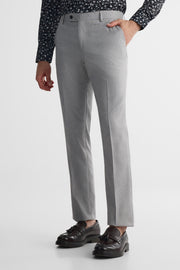 Pantalon habillé coupe ajustée – Homme && GRIS
