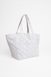 Sac bandoulière en toile feuillage - Femme && IMPRIME