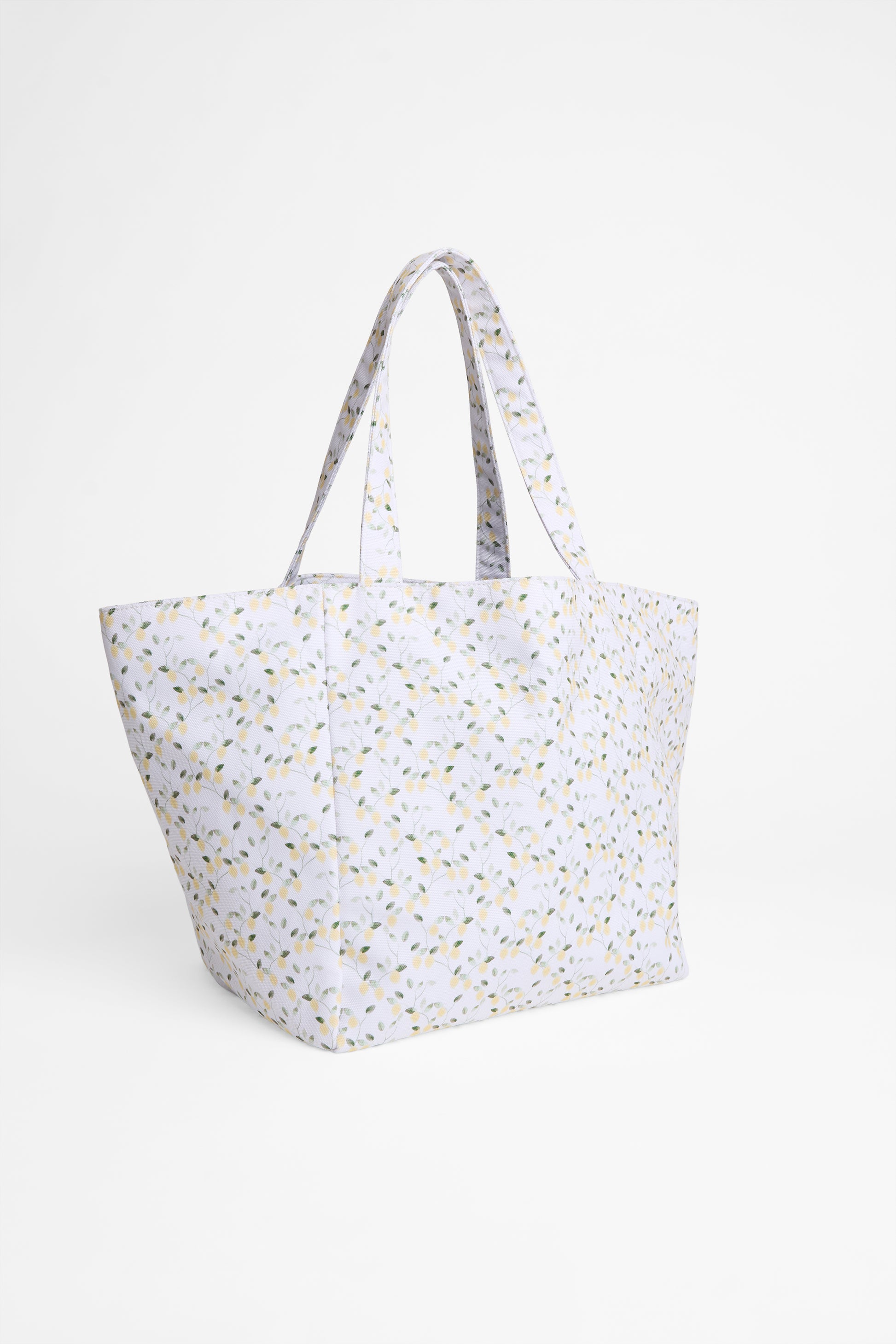 Sac bandoulière en toile feuillage - Femme && IMPRIME