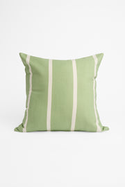 Coussin rempli en coton imprimé 18x18 - Femme && VERT
