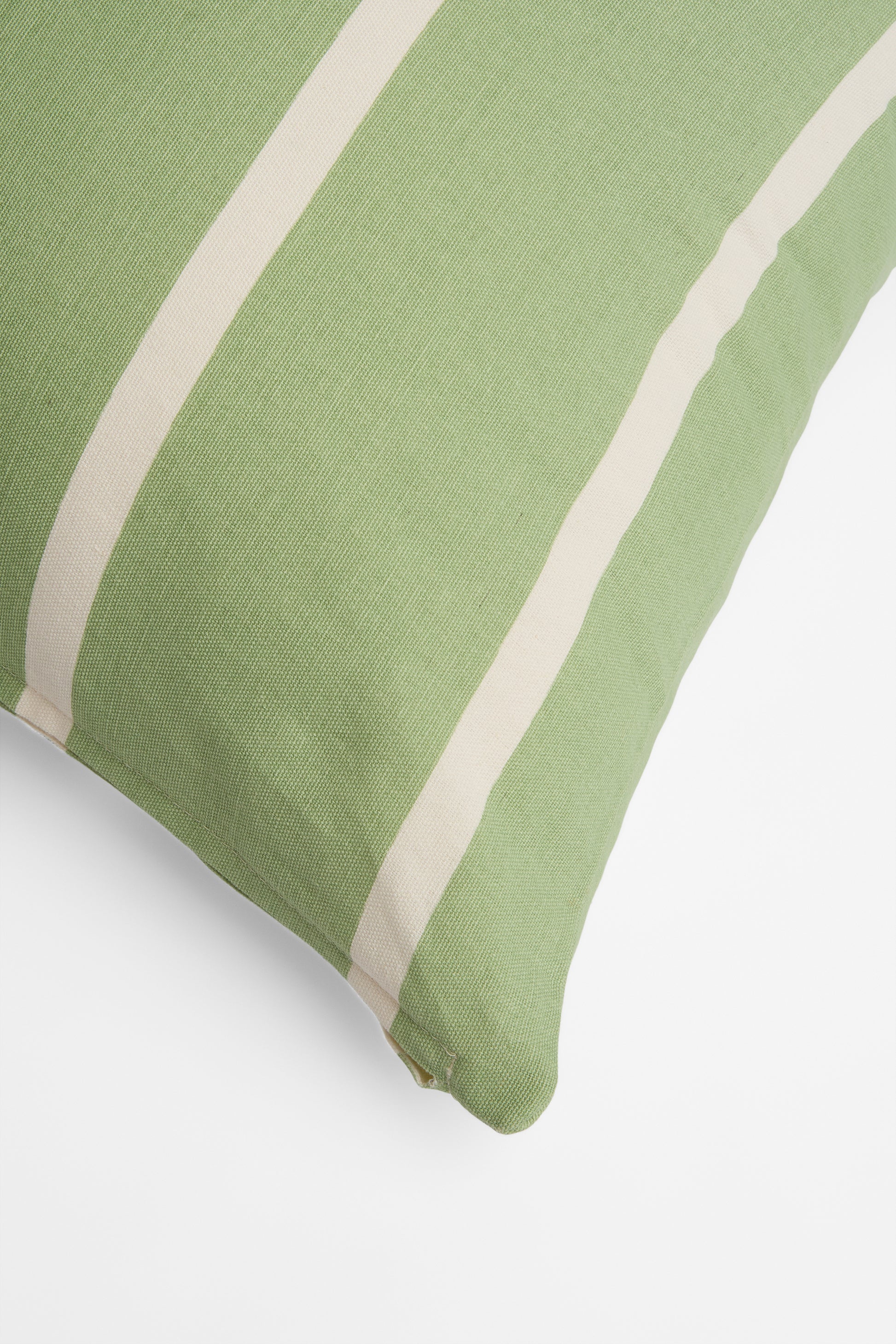 Coussin rempli en coton imprimé 18x18 - Femme && VERT