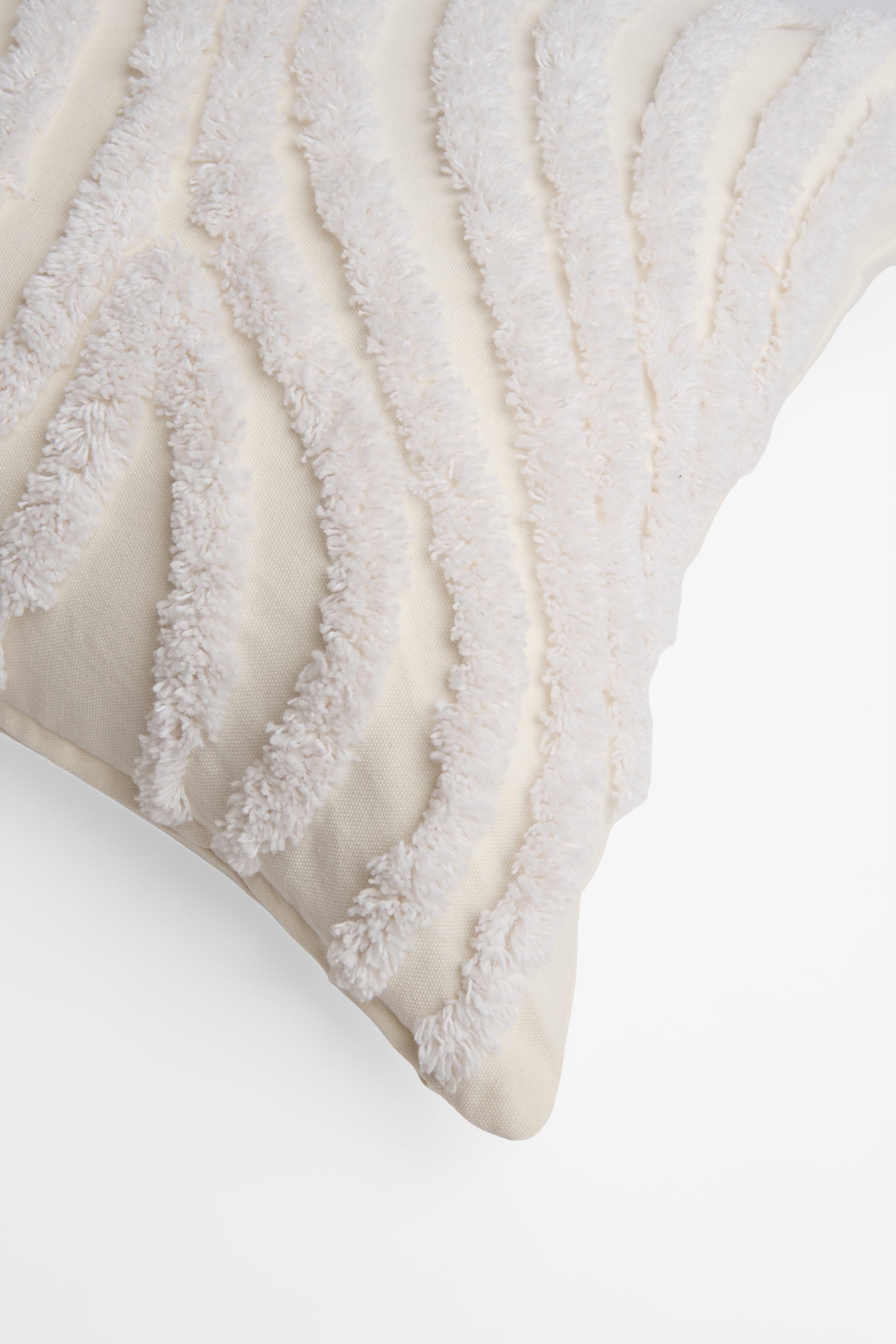 Coussin rempli en duvet MaisonCotton - Décor && BLANC