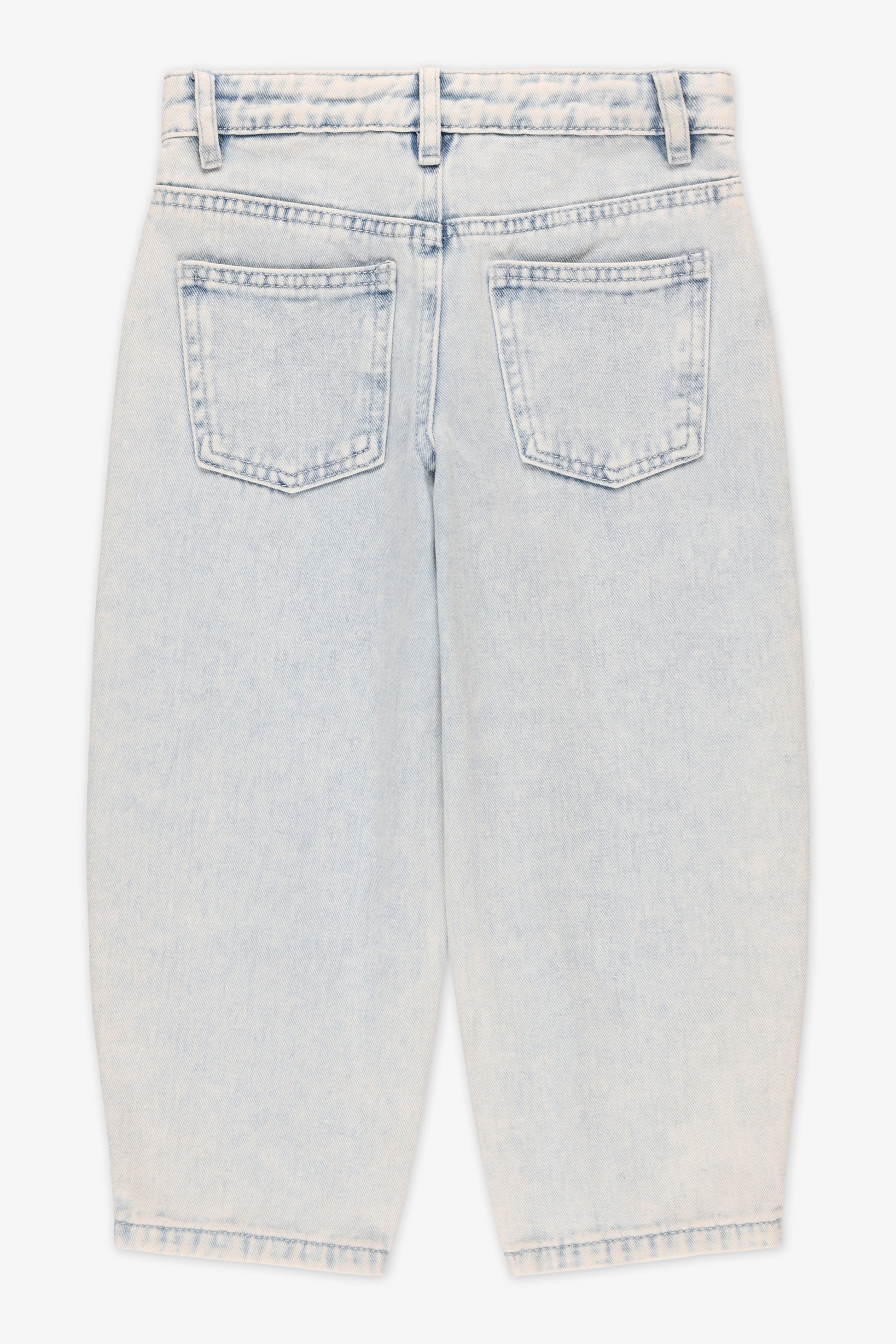 Jeans coupe ballon 100% coton - Enfant garçon && DENIM PALE