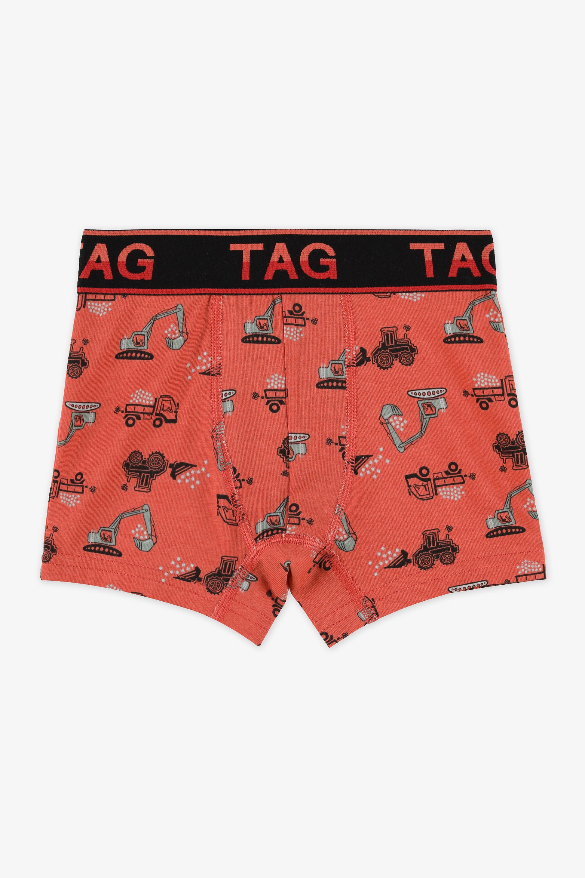 Boxer en coton doux – Homme && ROUGE